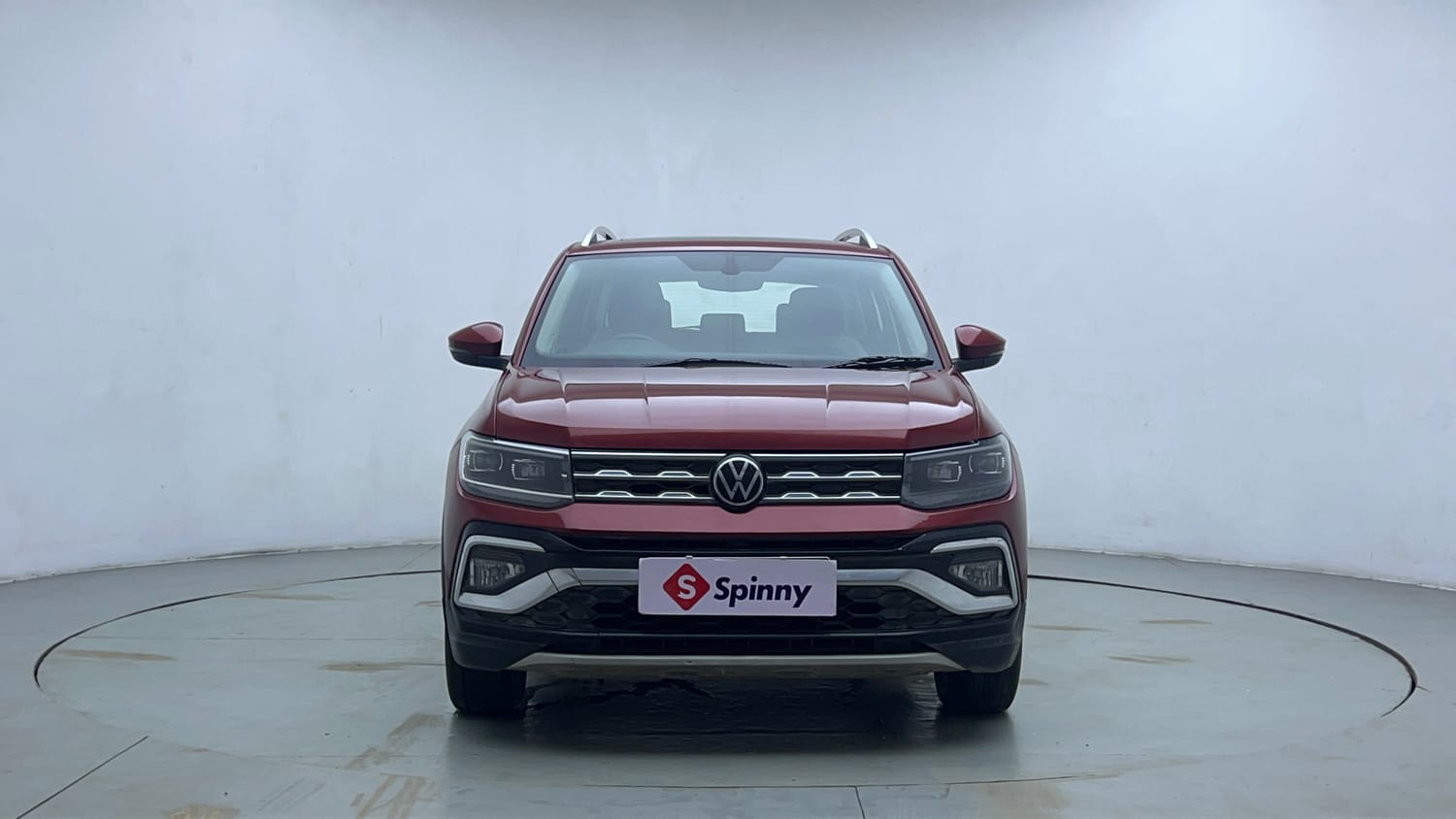 Used 2022 Volkswagen Taigun Topline 1.0 TSI AT Petrol Automatic exterior FRONT VIEW