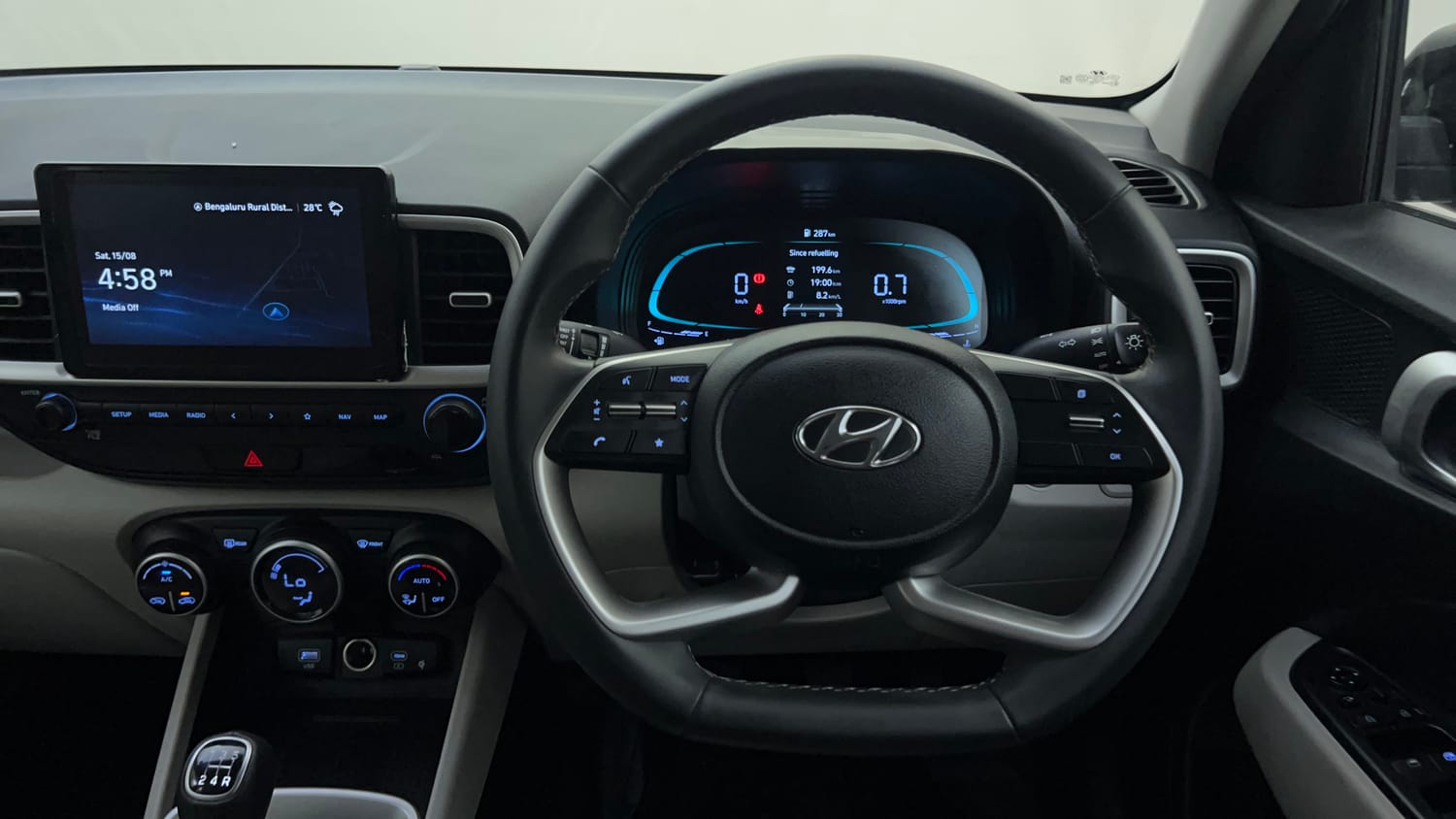 Used 2022 Hyundai Venue SX 1.2 Petrol Petrol Manual interior STEERING VIEW