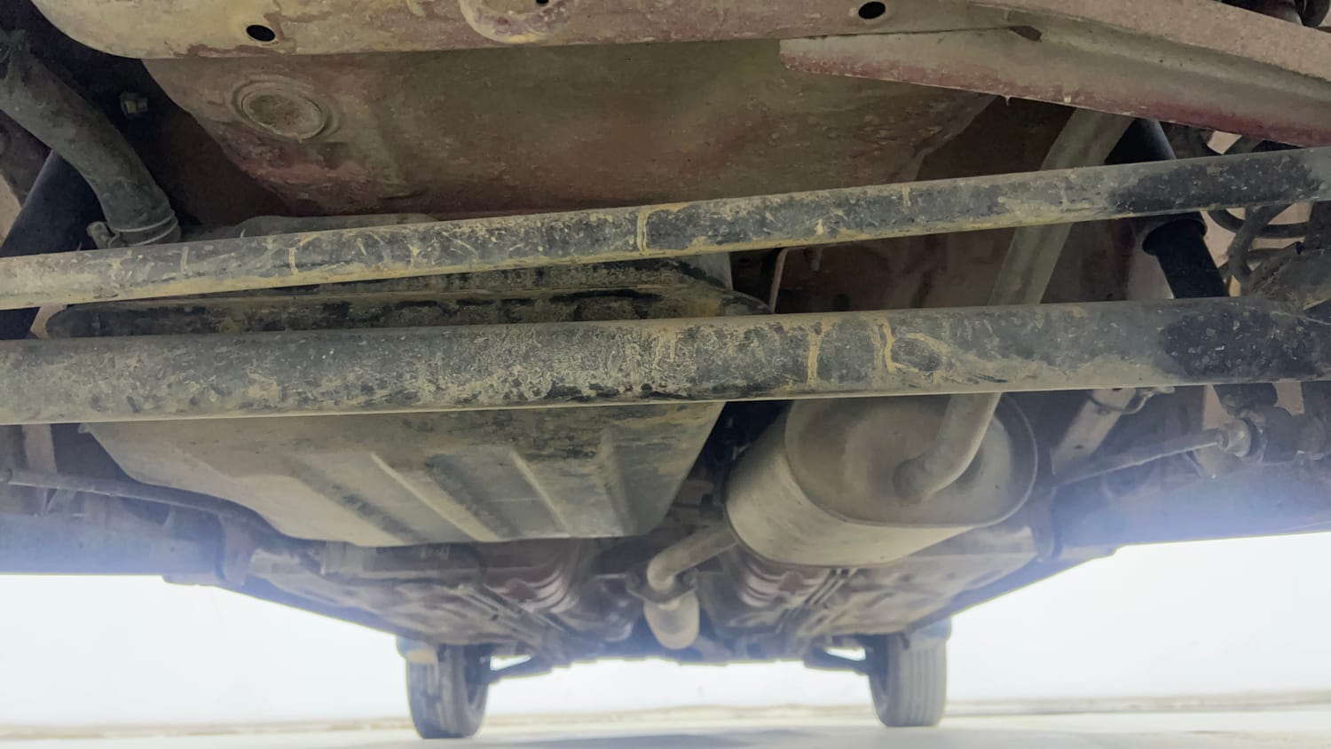 Used 2015 Maruti Suzuki Alto K10 VXi Petrol Manual extra REAR UNDERBODY VIEW (TAKEN FROM REAR)