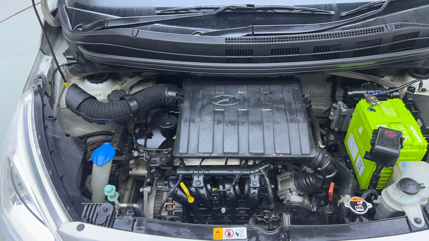 Used 2015 Hyundai Grand i10 Asta AT 1.2 Kappa VTVT Petrol Automatic engine ENGINE RIGHT SIDE VIEW