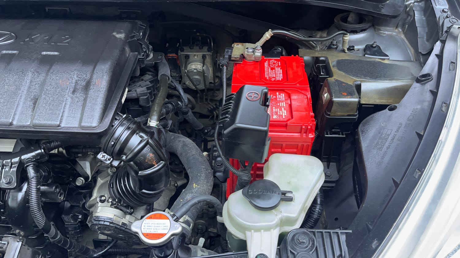 Used 2017 Hyundai Grand i10 Asta 1.2 Kappa VTVT Petrol Manual engine ENGINE LEFT SIDE VIEW