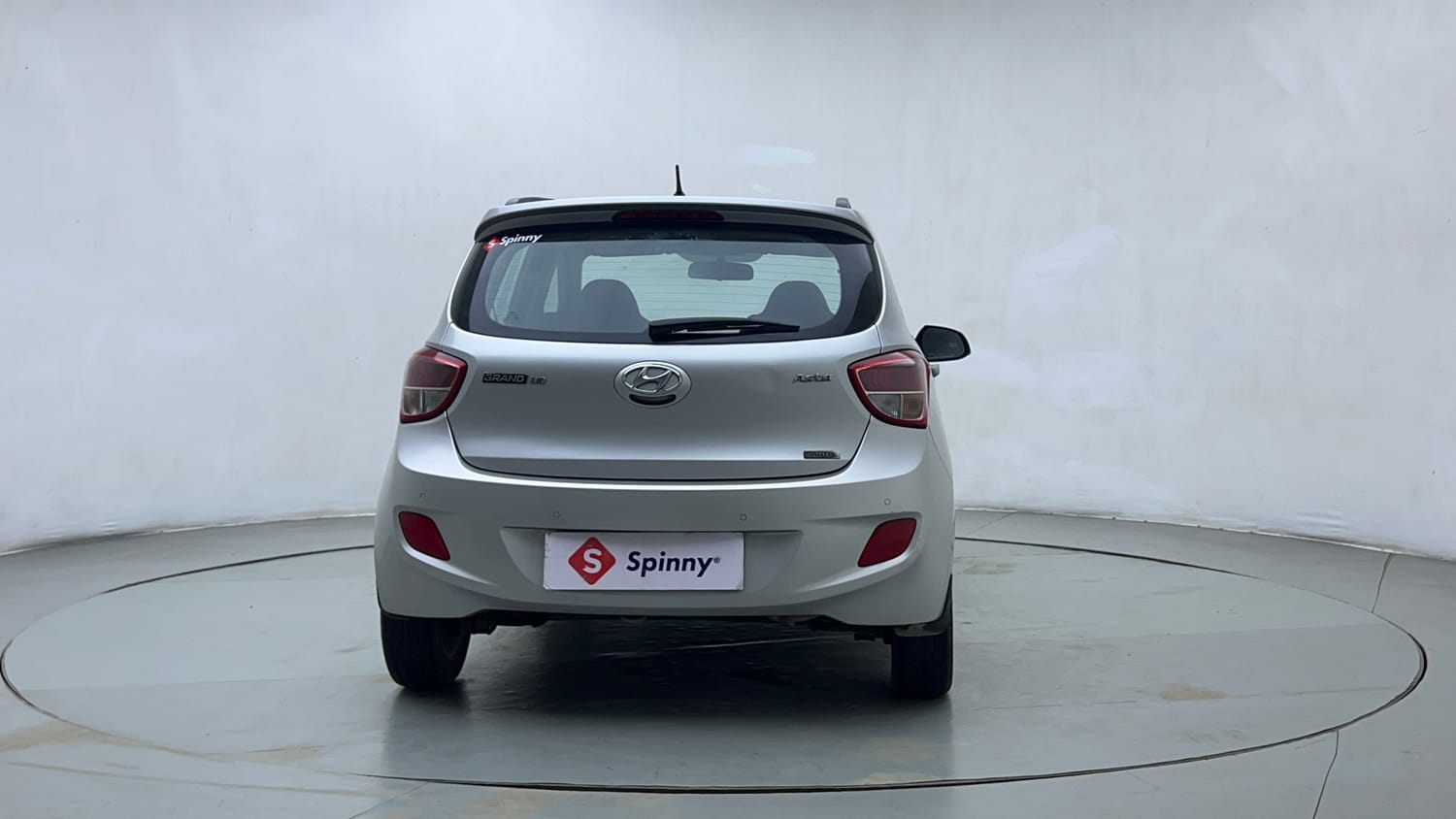 Used 2015 Hyundai Grand i10 Asta AT 1.2 Kappa VTVT Petrol Automatic exterior BACK VIEW