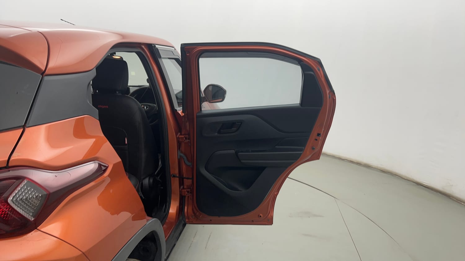 Used 2023 Tata Punch Adventure Rhythm Pack MT Petrol Manual interior RIGHT REAR DOOR OPEN VIEW