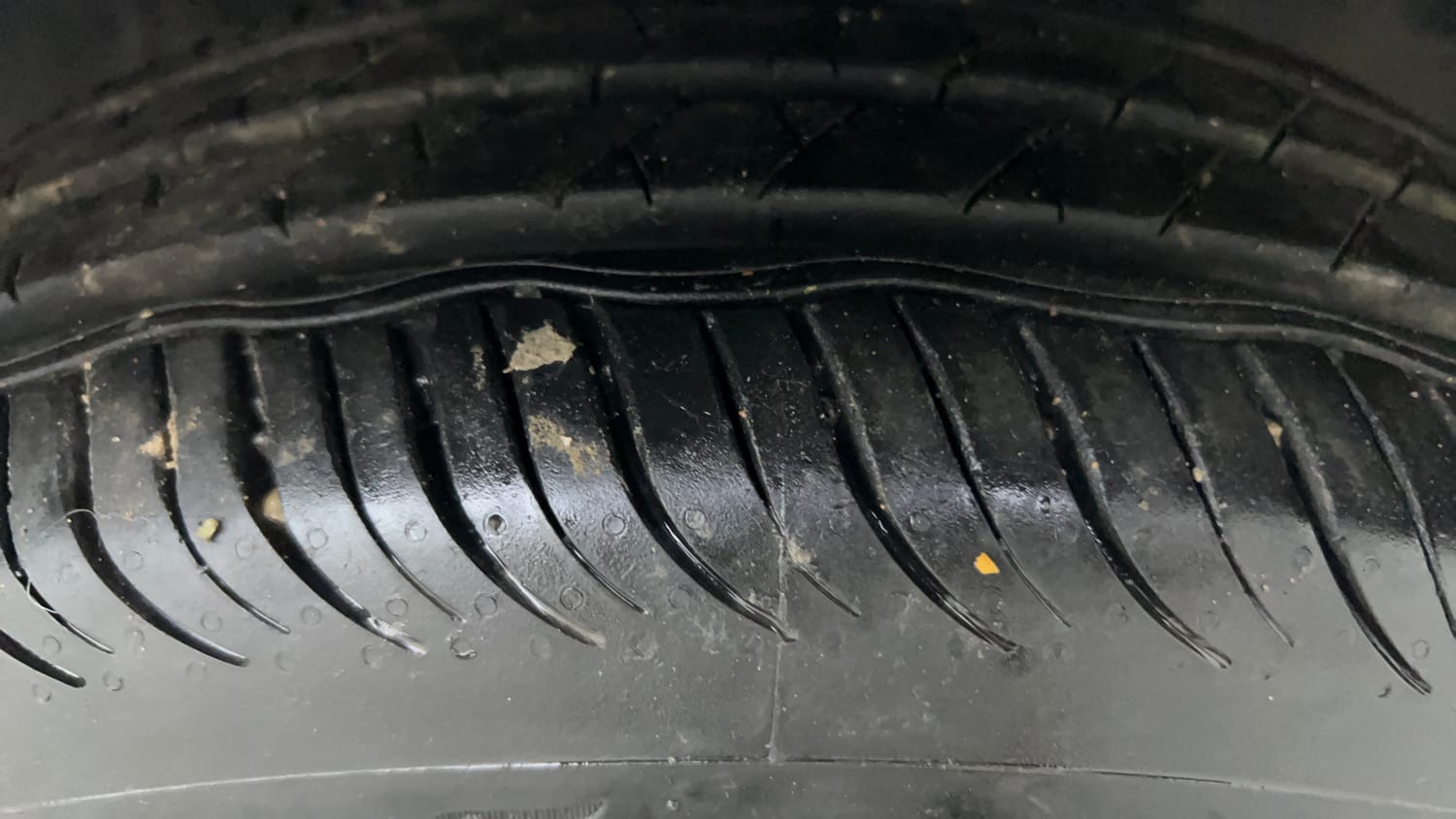 Used 2016 Honda Jazz V Petrol Petrol Manual tyres RIGHT FRONT TYRE TREAD VIEW