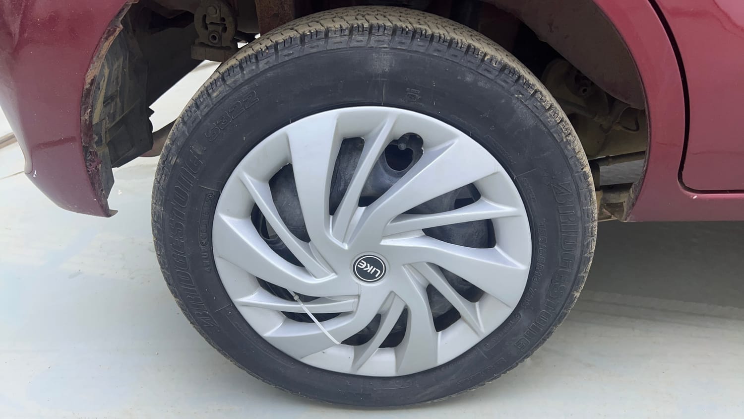 Used 2015 Maruti Suzuki Alto K10 VXi Petrol Manual tyres RIGHT REAR TYRE RIM VIEW