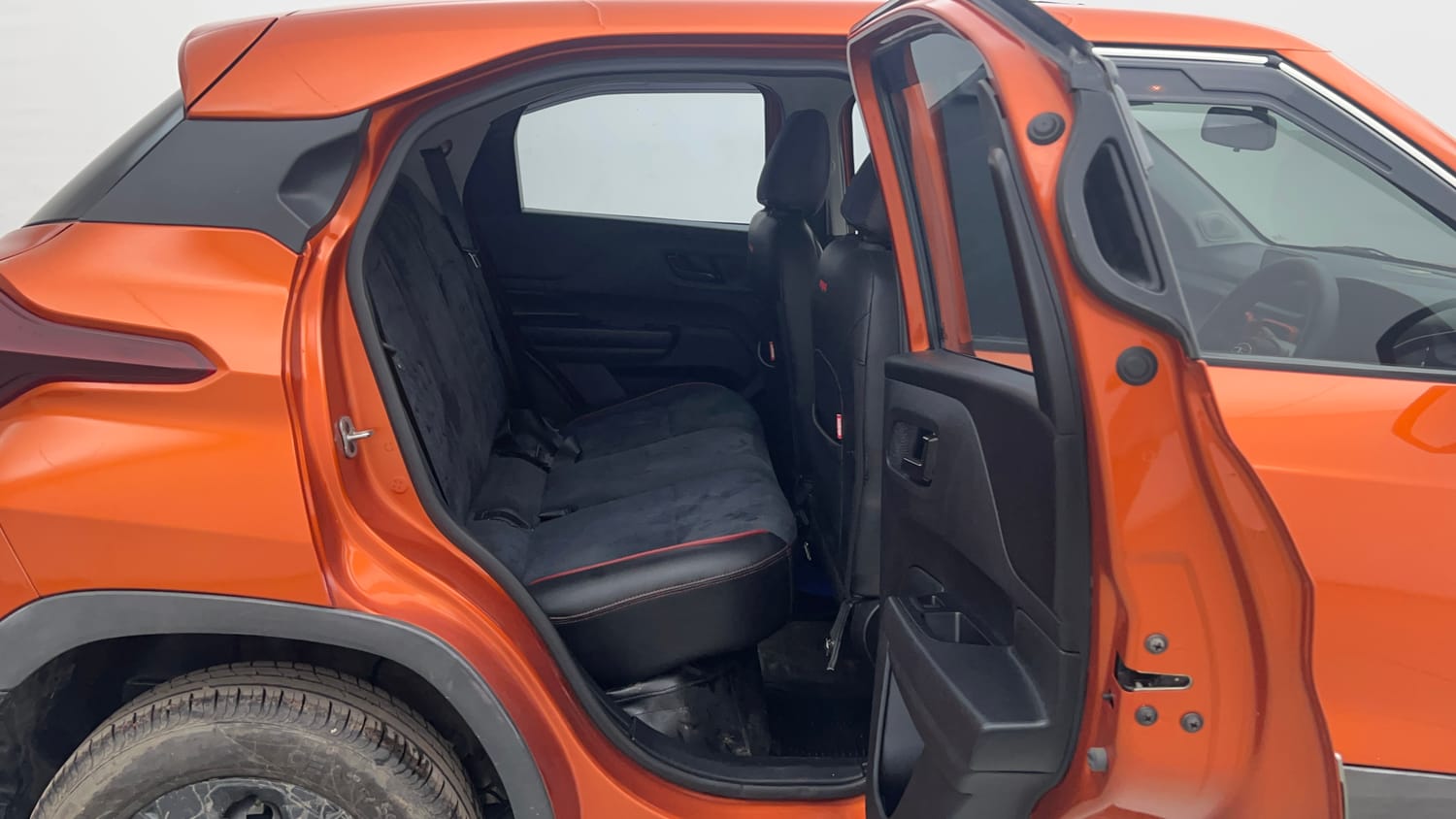 Used 2023 Tata Punch Adventure Rhythm Pack MT Petrol Manual interior RIGHT SIDE REAR DOOR CABIN VIEW