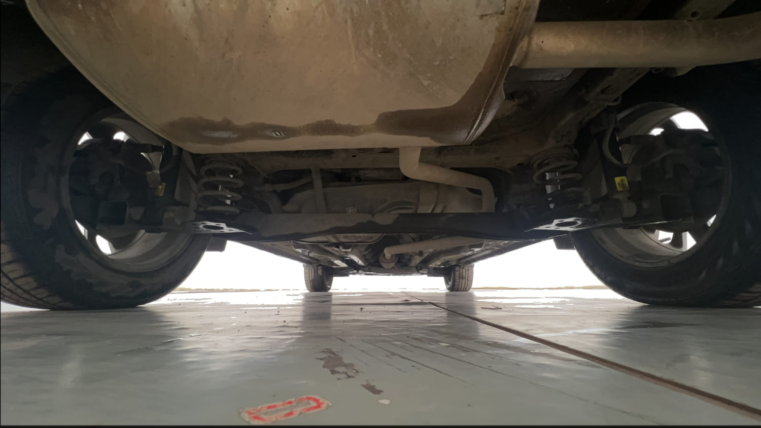 Used 2023 Hyundai Creta SX 1.5 Petrol Petrol Manual extra REAR UNDERBODY VIEW (TAKEN FROM REAR)