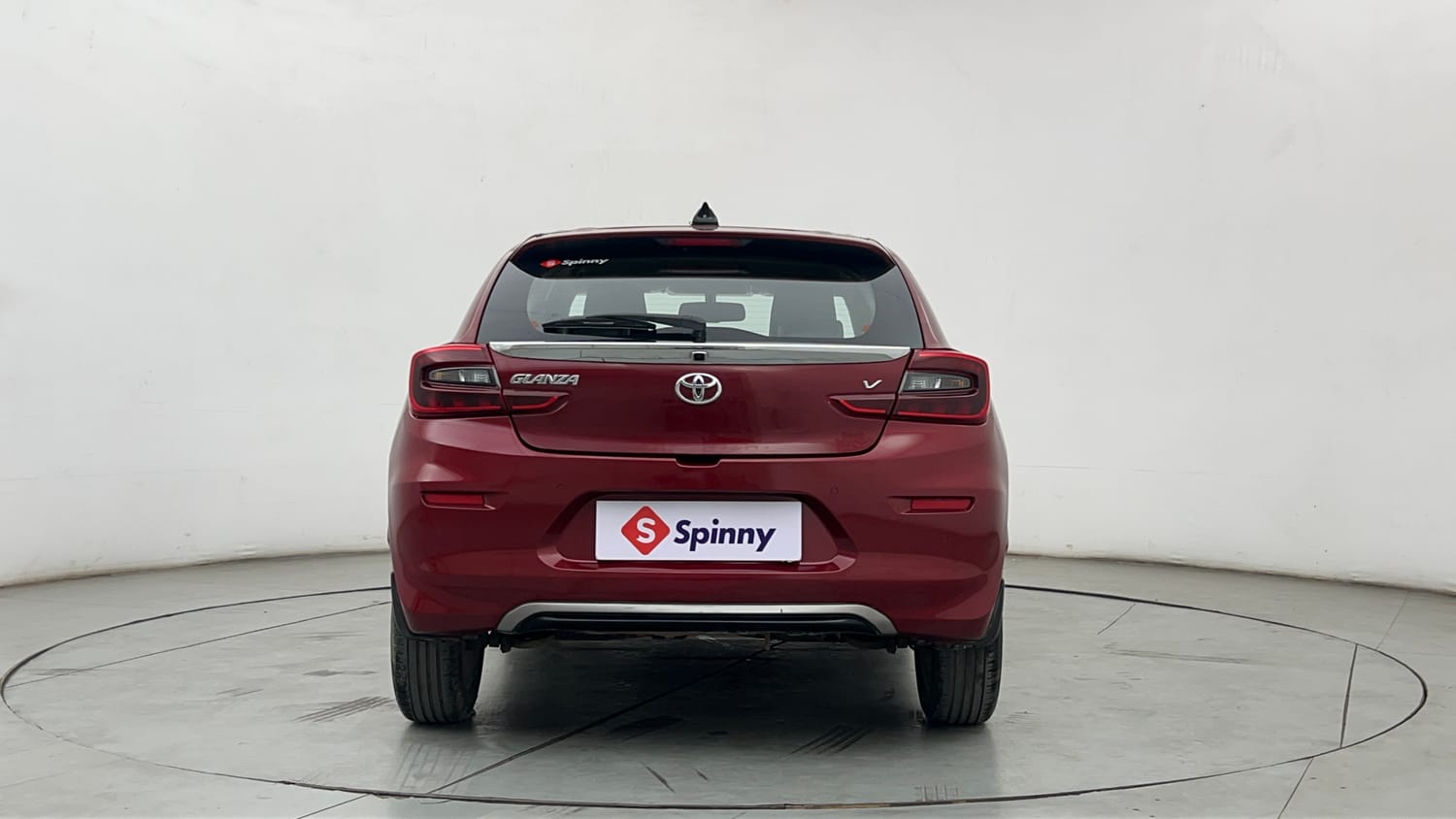 Used 2022 Toyota Glanza V Petrol Manual exterior BACK VIEW