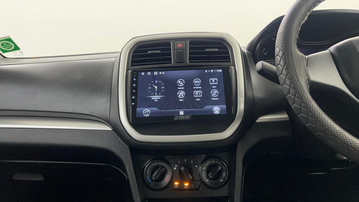 Used 2022 maruti-suzuki Vitara Brezza LXi Petrol Manual interior MUSIC SYSTEM & AC CONTROL VIEW
