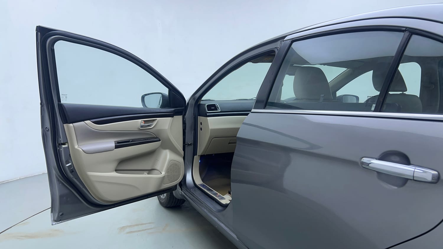 Used 2017 Maruti Suzuki Ciaz Alpha 1.4 AT Petrol Automatic interior LEFT FRONT DOOR OPEN VIEW
