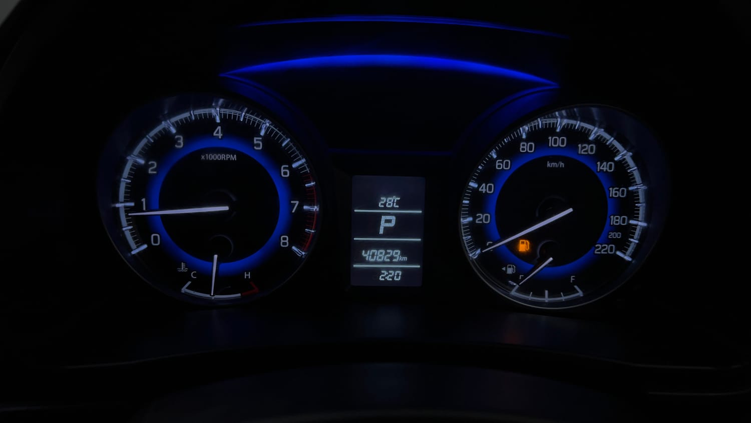 Used 2018 Maruti Suzuki Baleno Delta 1.2 AT Petrol Automatic interior CLUSTERMETER VIEW
