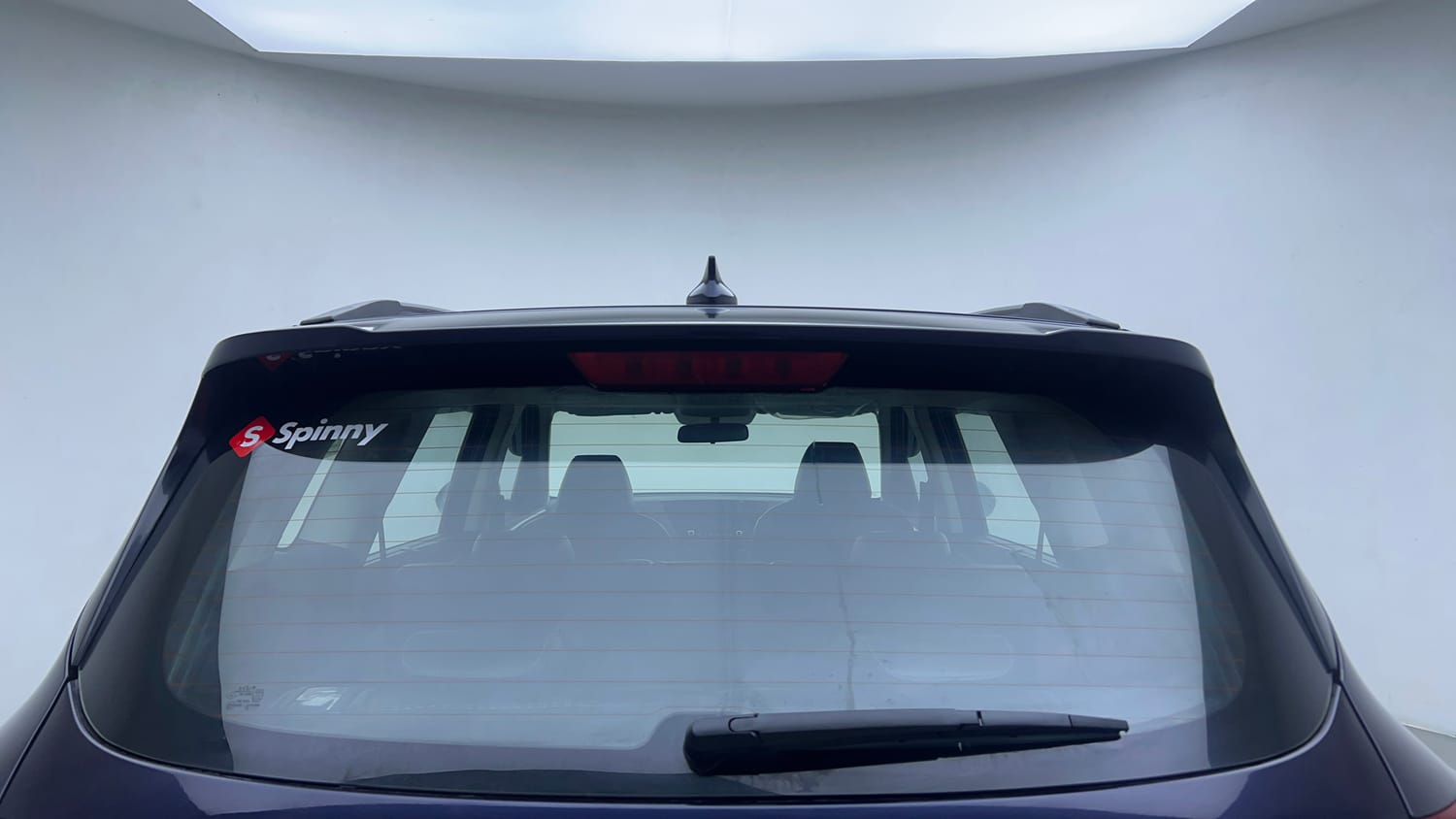 Used 2022 Kia Carens Prestige Plus 1.4 Petrol MT 7 STR Petrol Manual exterior BACK WINDSHIELD VIEW
