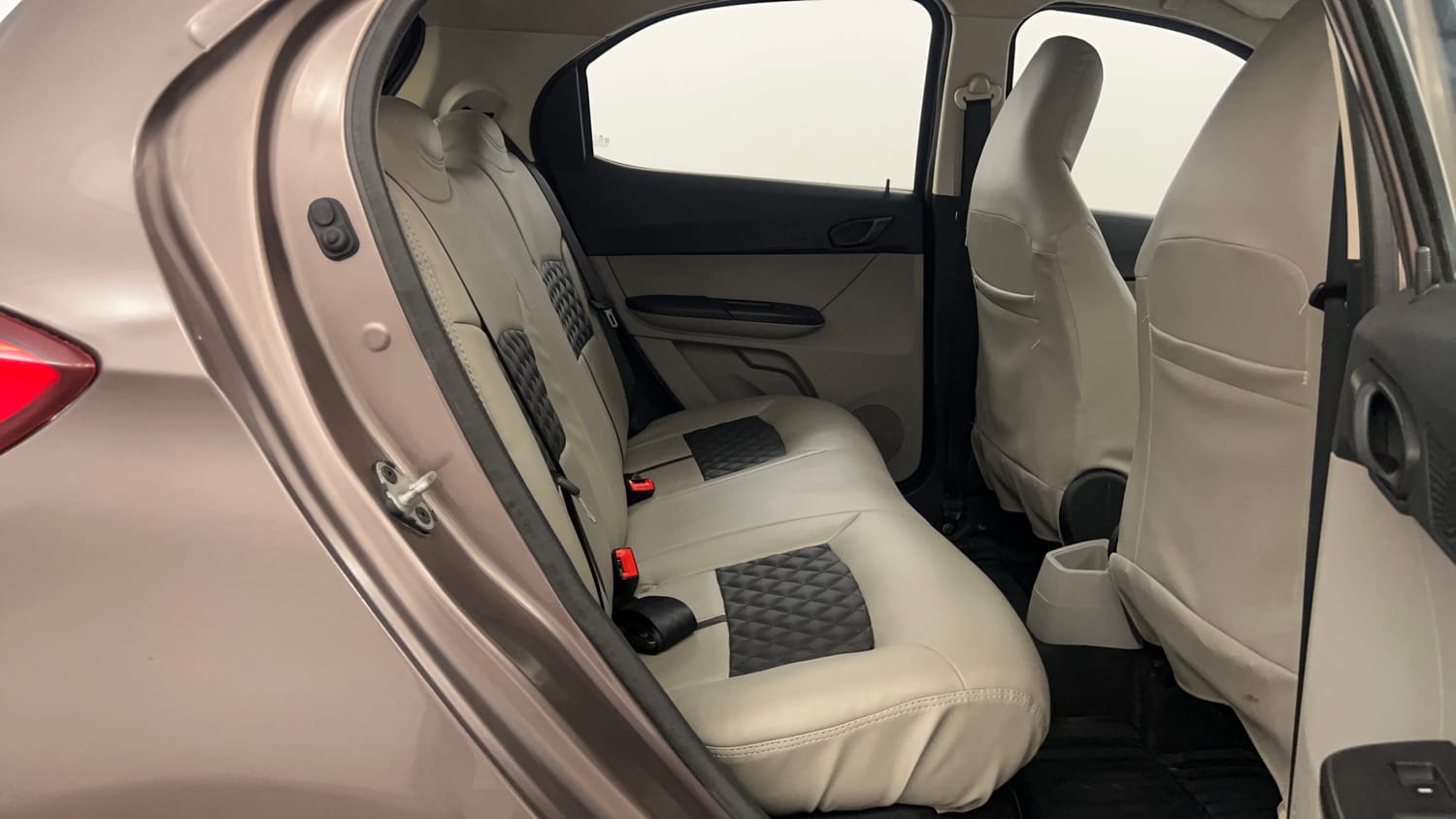 Used 2016 Tata Tiago Revotron XT Petrol Manual interior RIGHT SIDE REAR DOOR CABIN VIEW