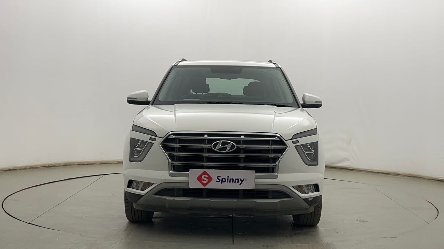 Used 2022 Hyundai Creta SX (O) 1.5 Petrol IVT Petrol Automatic exterior FRONT VIEW