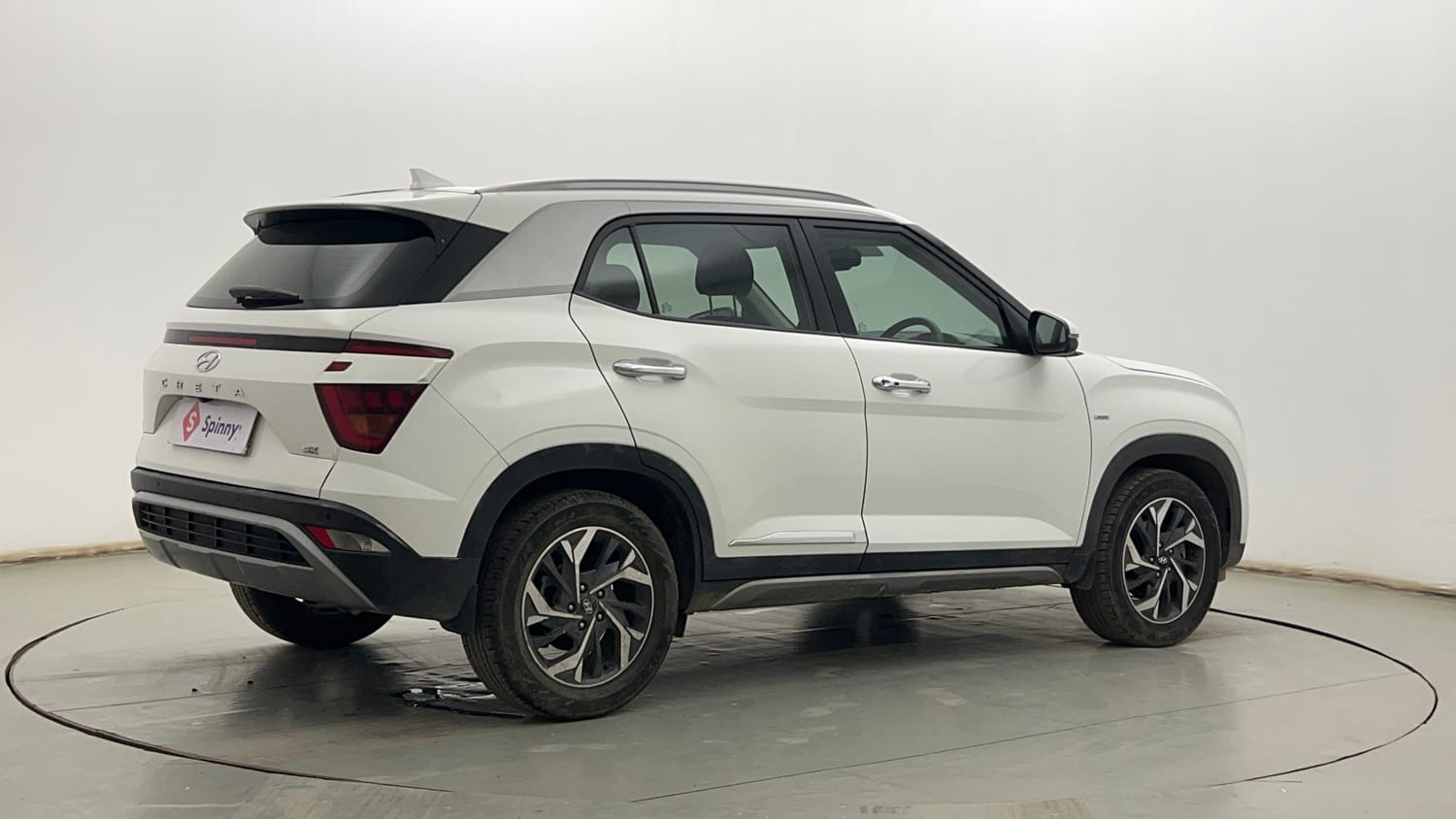 Used 2022 Hyundai Creta SX (O) 1.5 Petrol IVT Petrol Automatic exterior RIGHT REAR CORNER VIEW