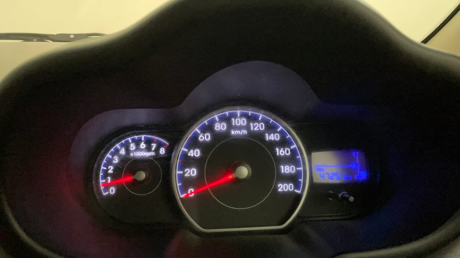 Used 2013 Hyundai i10 Magna 1.2 Kappa2 Petrol Manual interior CLUSTERMETER VIEW