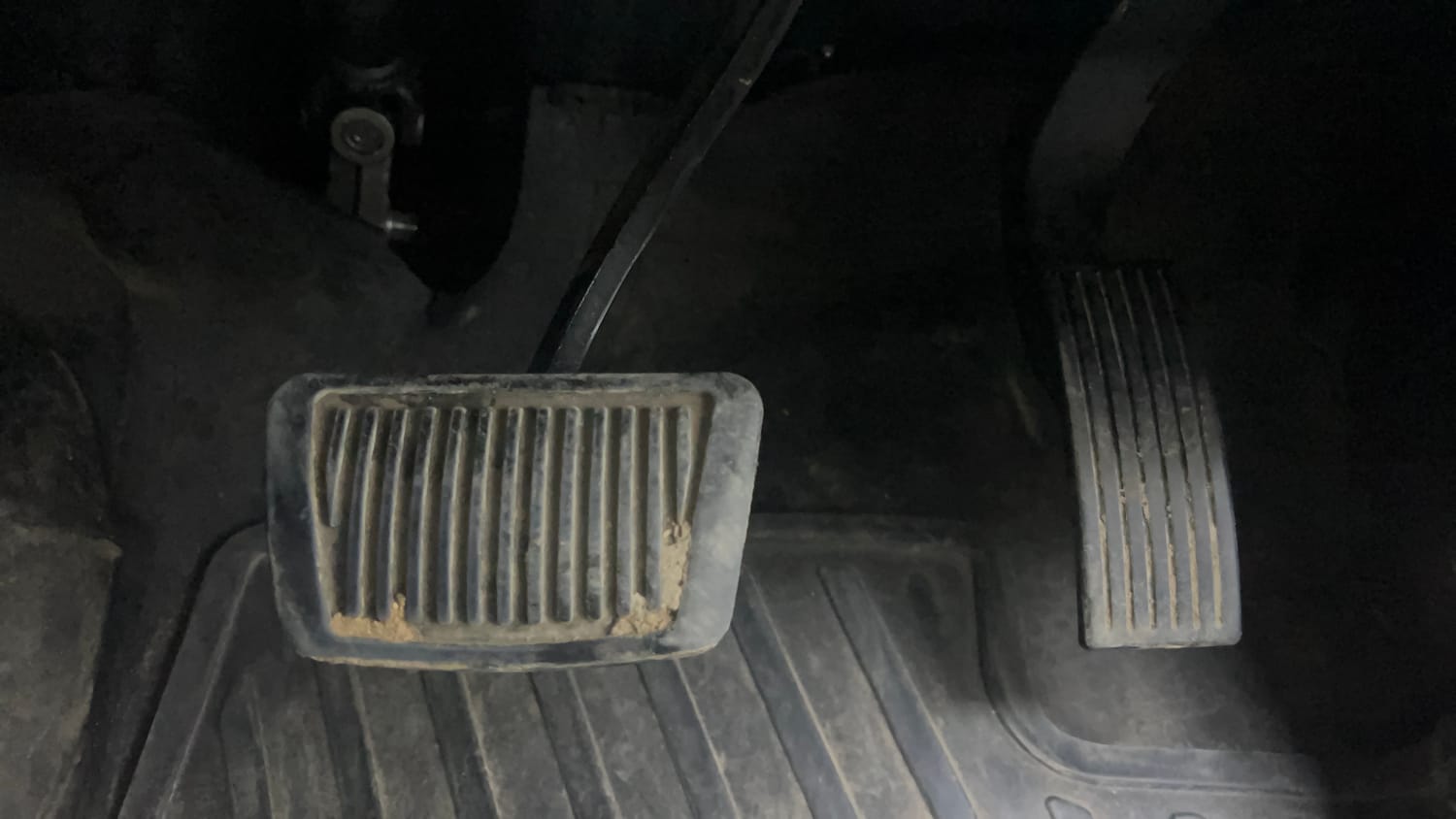 Used 2022 Hyundai Aura SX Plus 1.2 AMT Petrol Petrol Automatic interior PEDALS VIEW