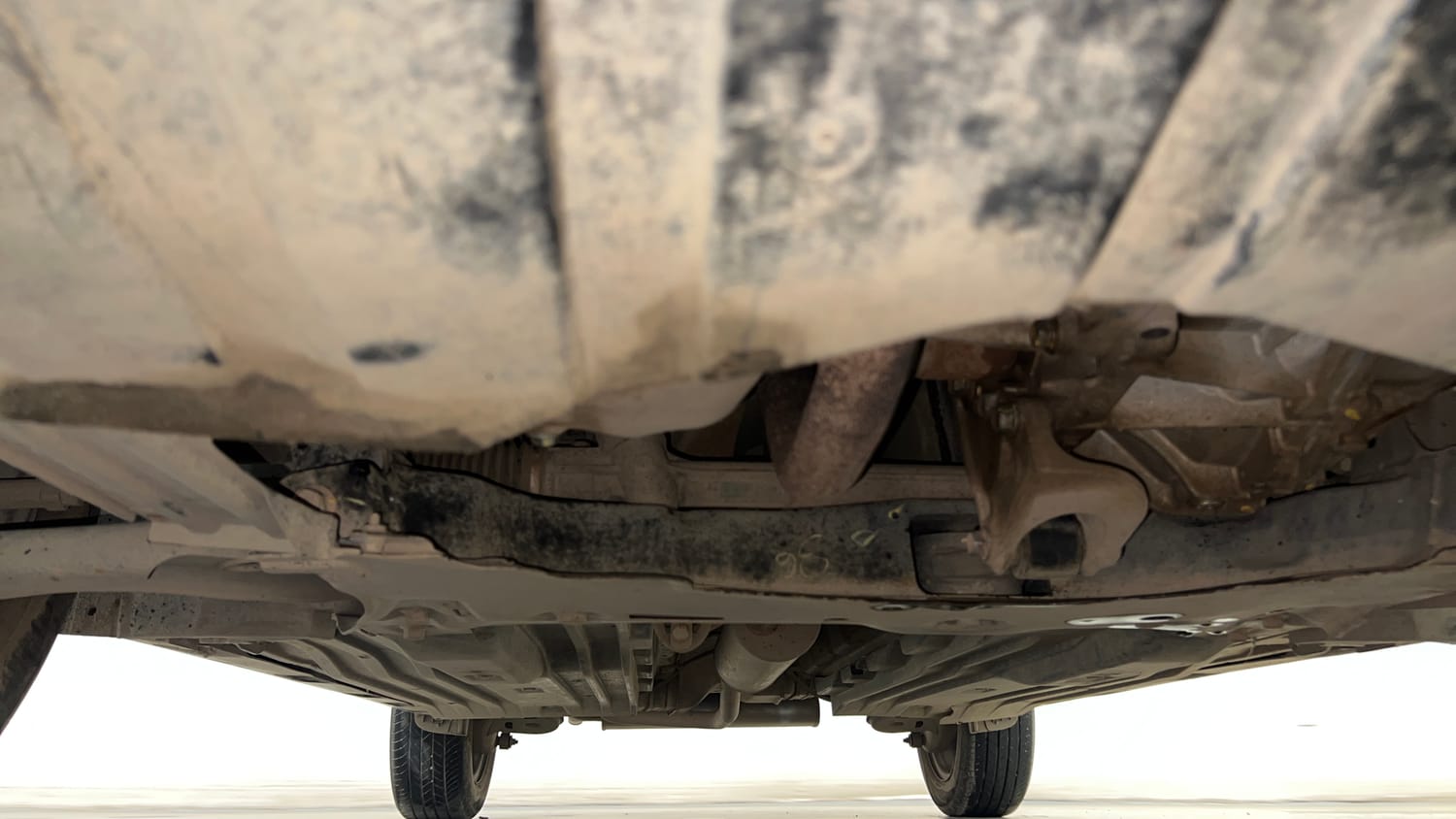 Used 2022 Toyota Urban Cruiser Mid Grade MT Petrol Manual extra FRONT LEFT UNDERBODY VIEW