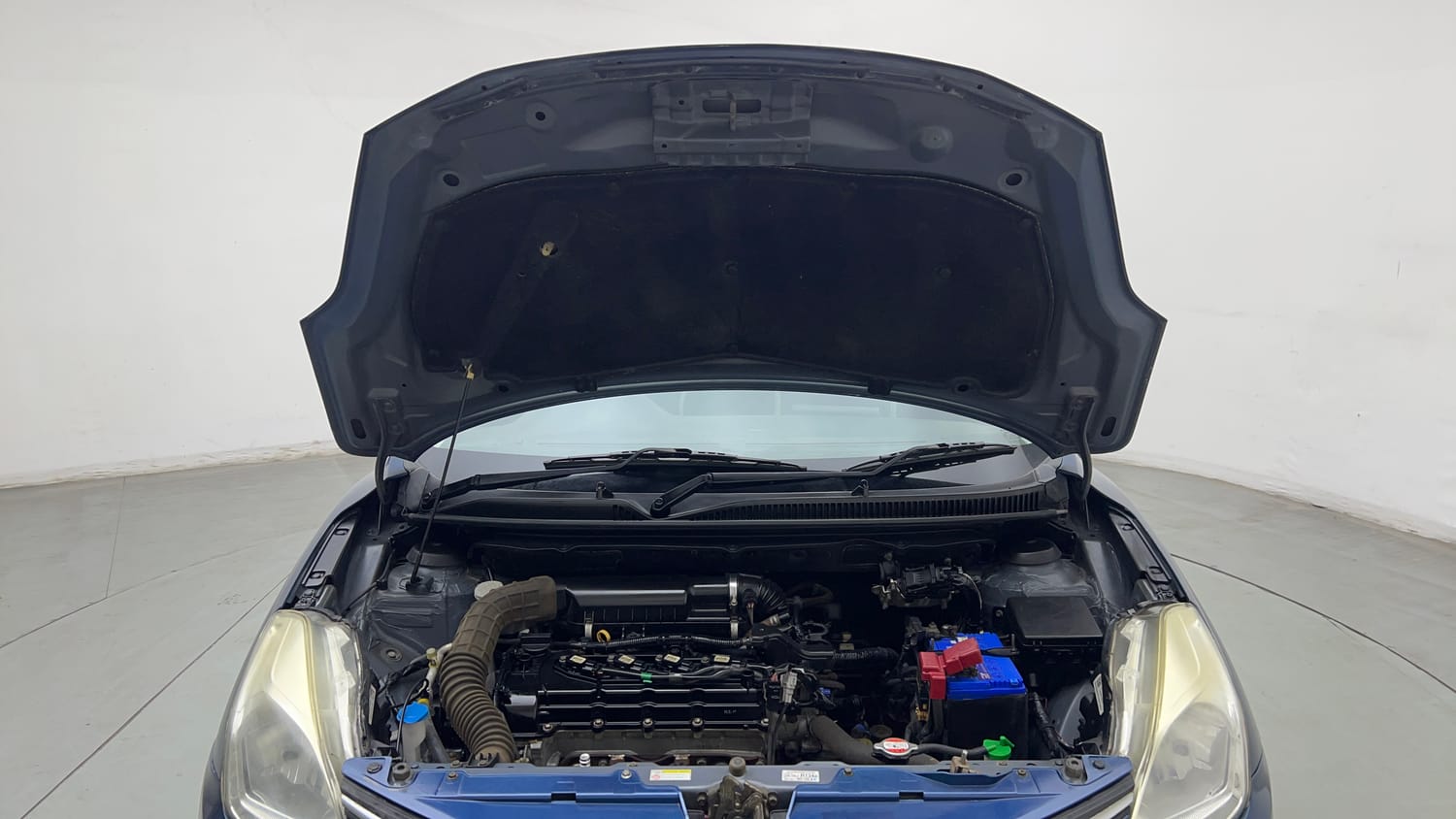 Used 2017 Maruti Suzuki Baleno Delta 1.2 Petrol Manual engine ENGINE & BONNET OPEN FRONT VIEW