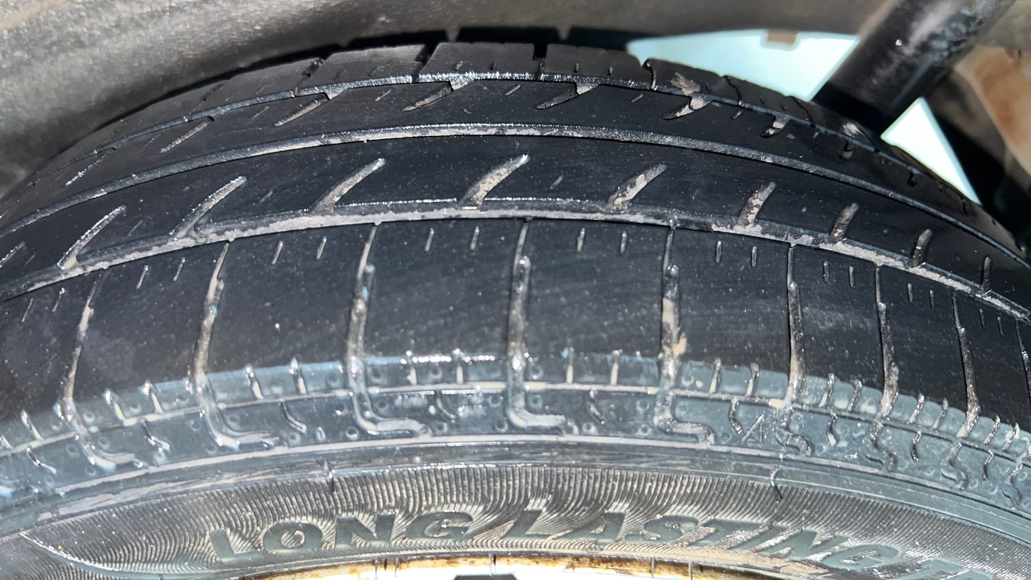 Used 2018 Maruti Suzuki Wagon R LXI CNG Cng Manual tyres LEFT REAR TYRE TREAD VIEW