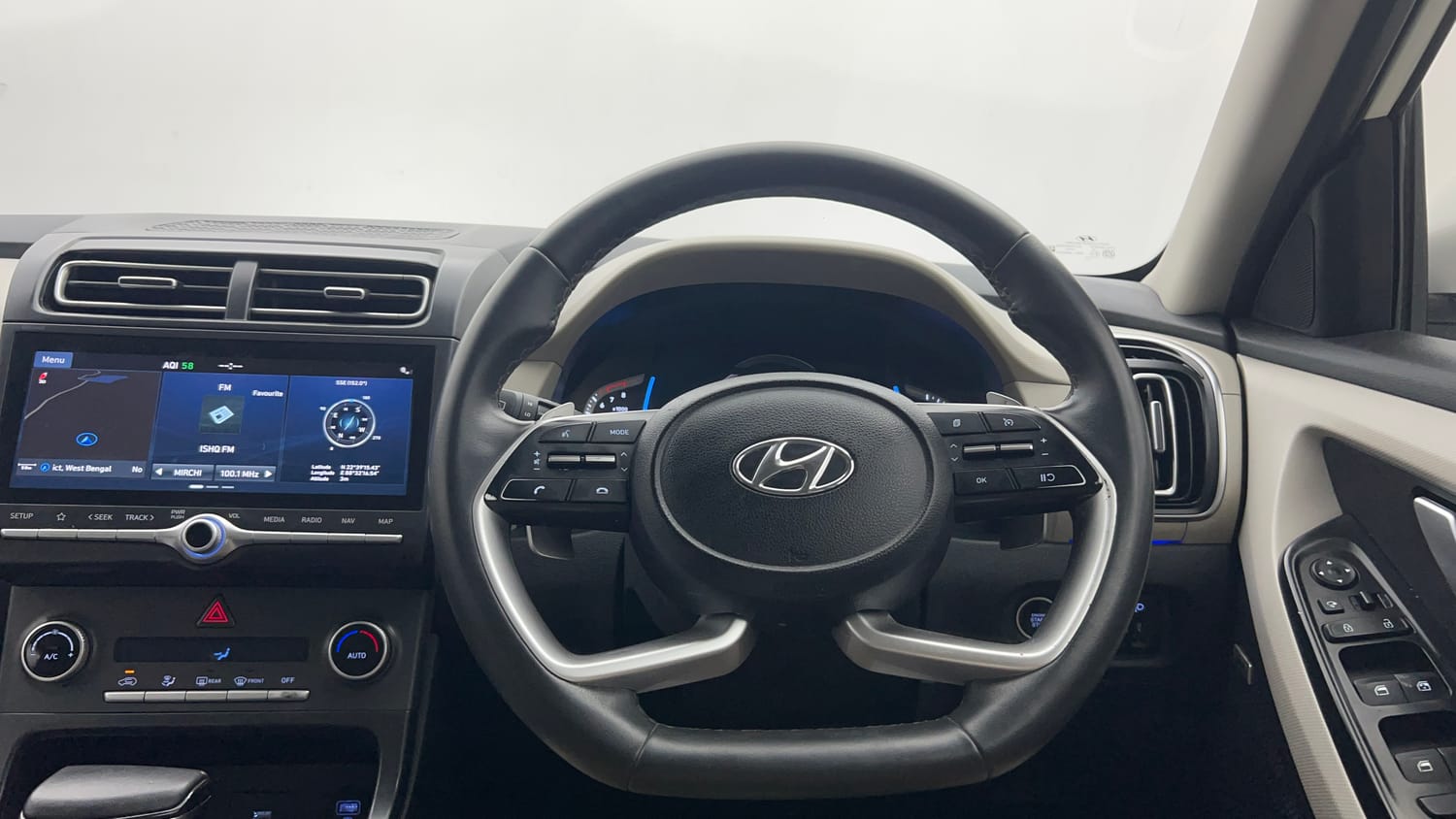 Used 2022 Hyundai Creta SX (O) 1.5 Petrol IVT Petrol Automatic interior STEERING VIEW