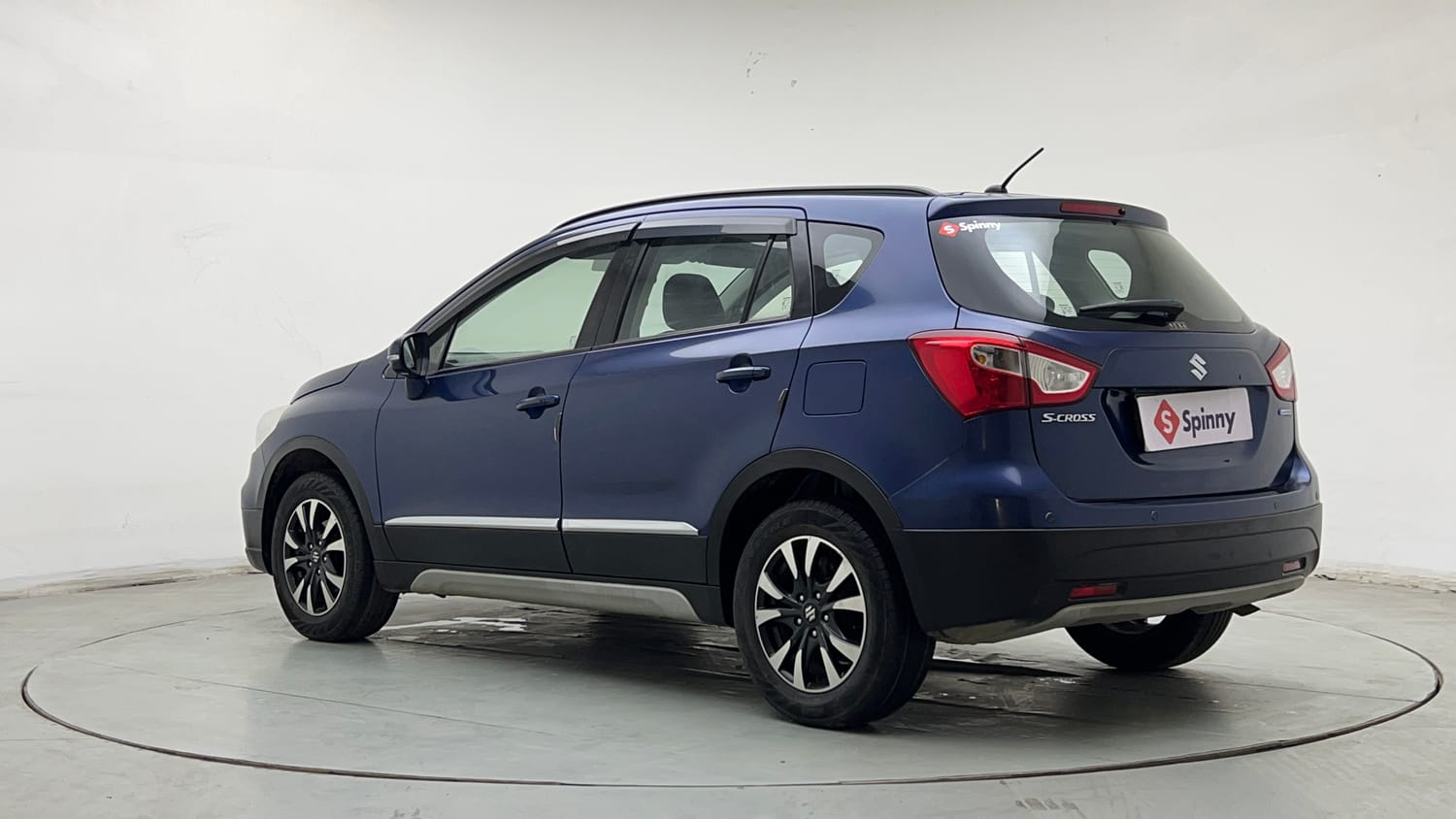 Used 2021 Maruti Suzuki S-Cross Zeta Petrol Manual exterior LEFT REAR CORNER VIEW