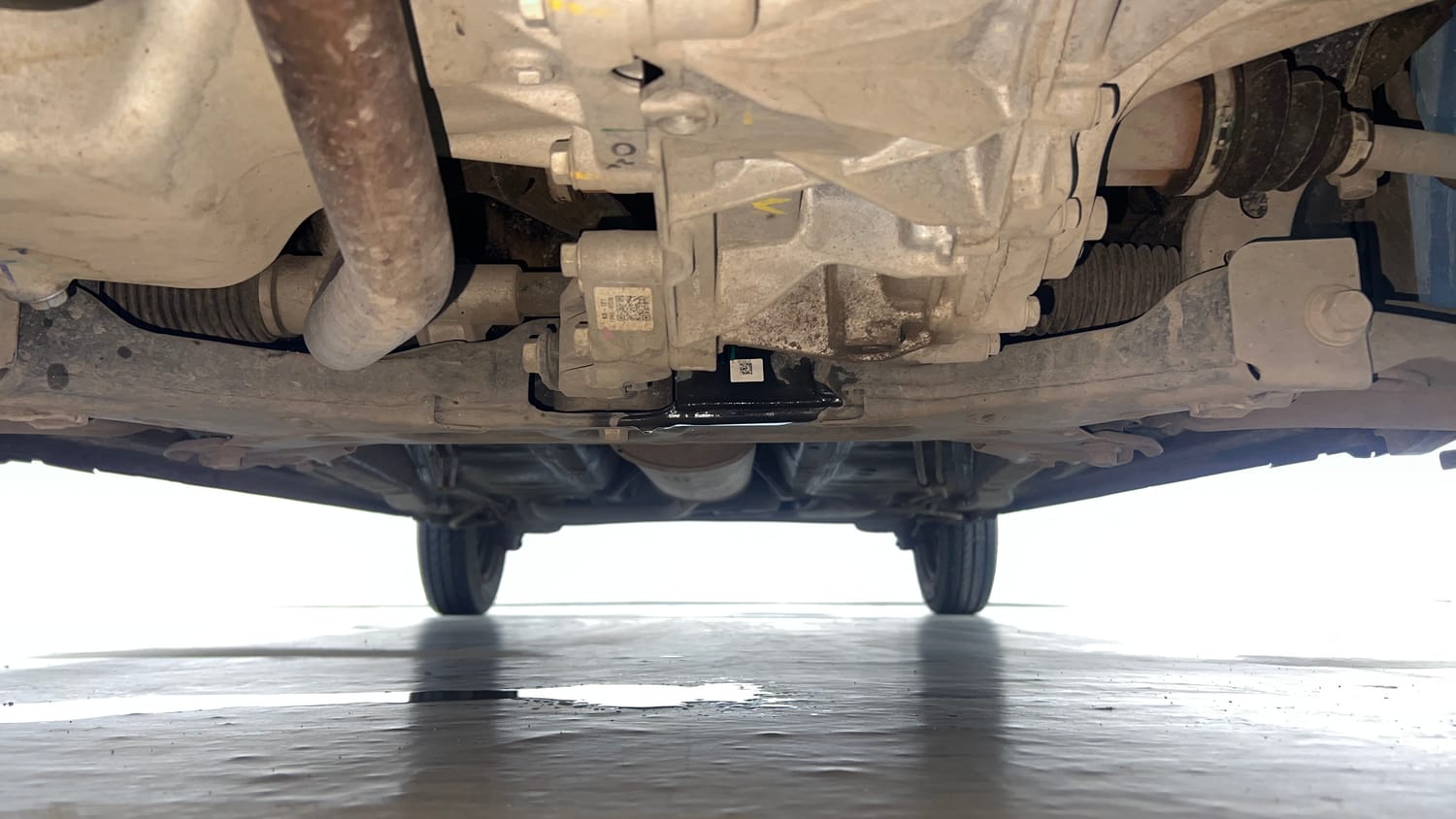 Used 2026 Maruti Suzuki Alto K10 VXi Plus (O) AGS Petrol Automatic extra FRONT LEFT UNDERBODY VIEW