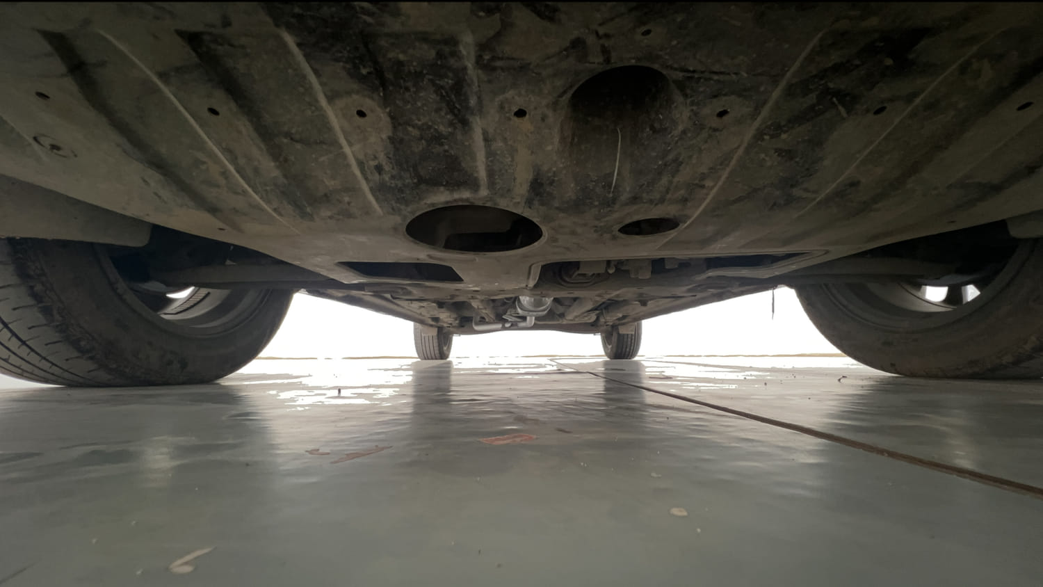 Used 2022 Hyundai Creta SX (O) 1.5 Petrol IVT Petrol Automatic extra FRONT LEFT UNDERBODY VIEW