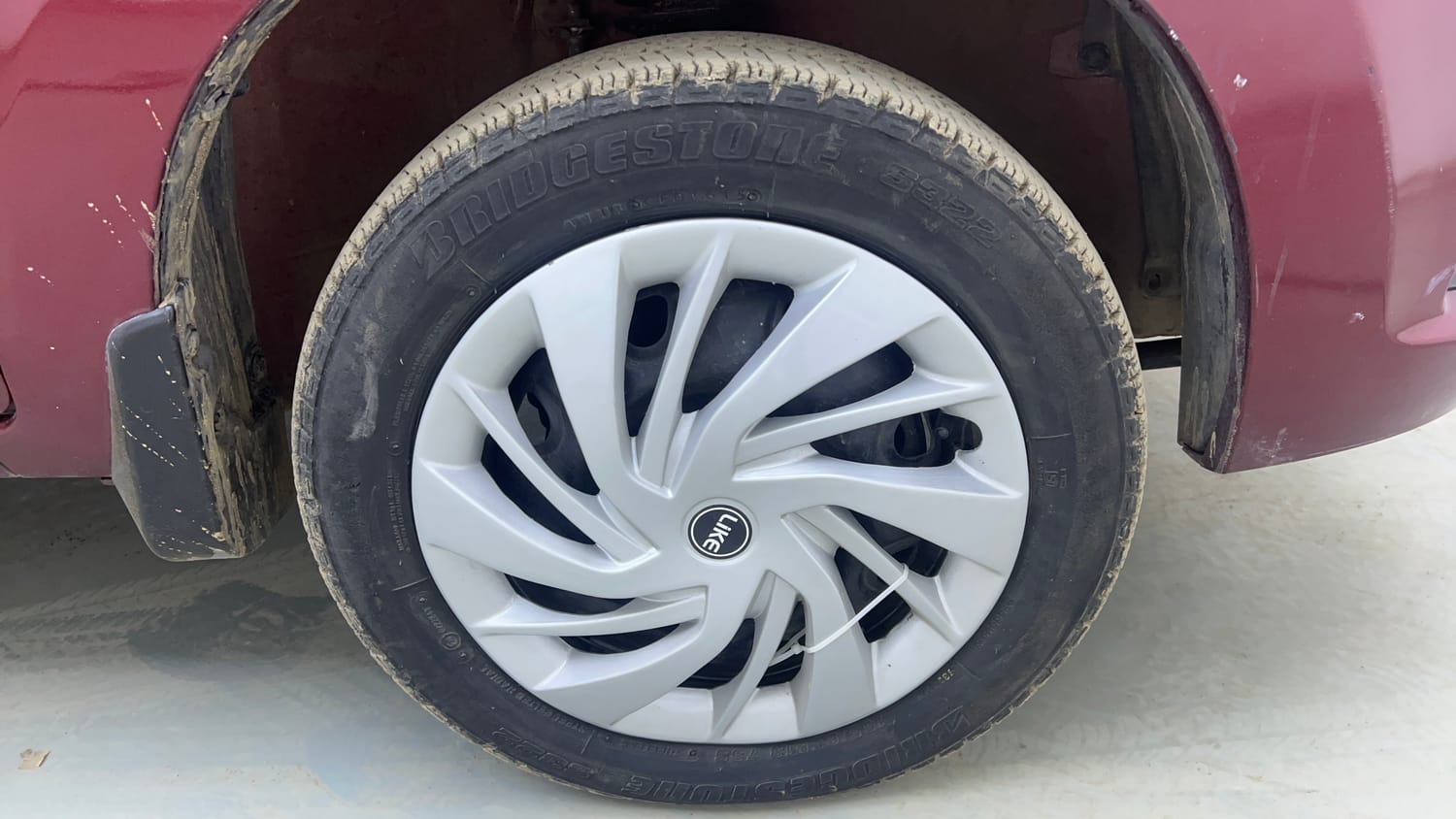 Used 2015 Maruti Suzuki Alto K10 VXi Petrol Manual tyres RIGHT FRONT TYRE RIM VIEW