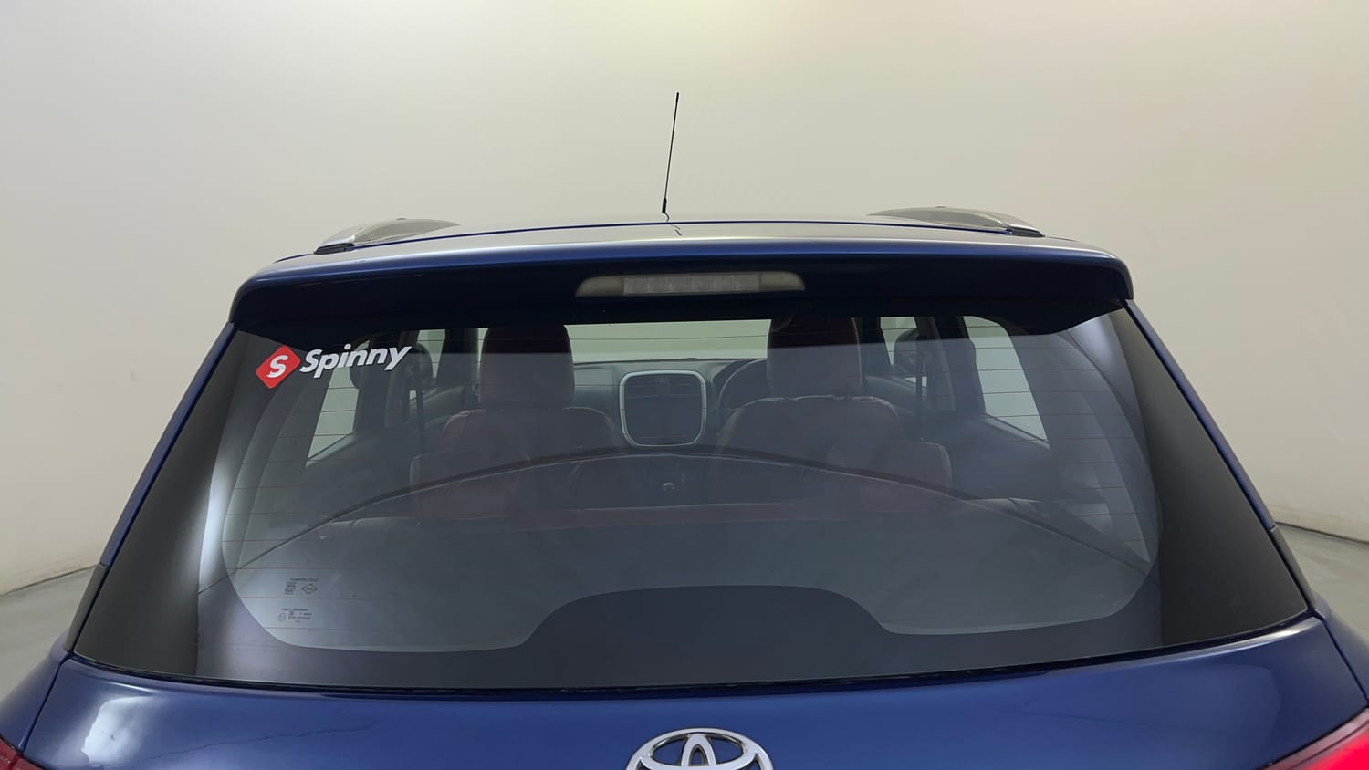 Used 2022 Toyota Urban Cruiser Mid Grade MT Petrol Manual exterior BACK WINDSHIELD VIEW