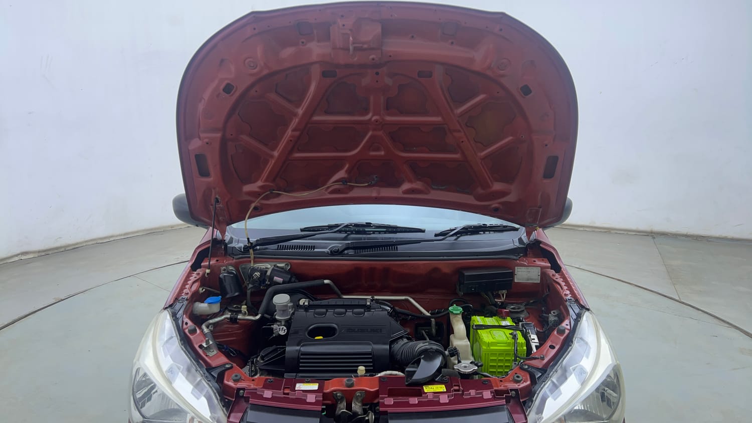 Used 2015 Maruti Suzuki Alto K10 VXi Petrol Manual engine ENGINE & BONNET OPEN FRONT VIEW
