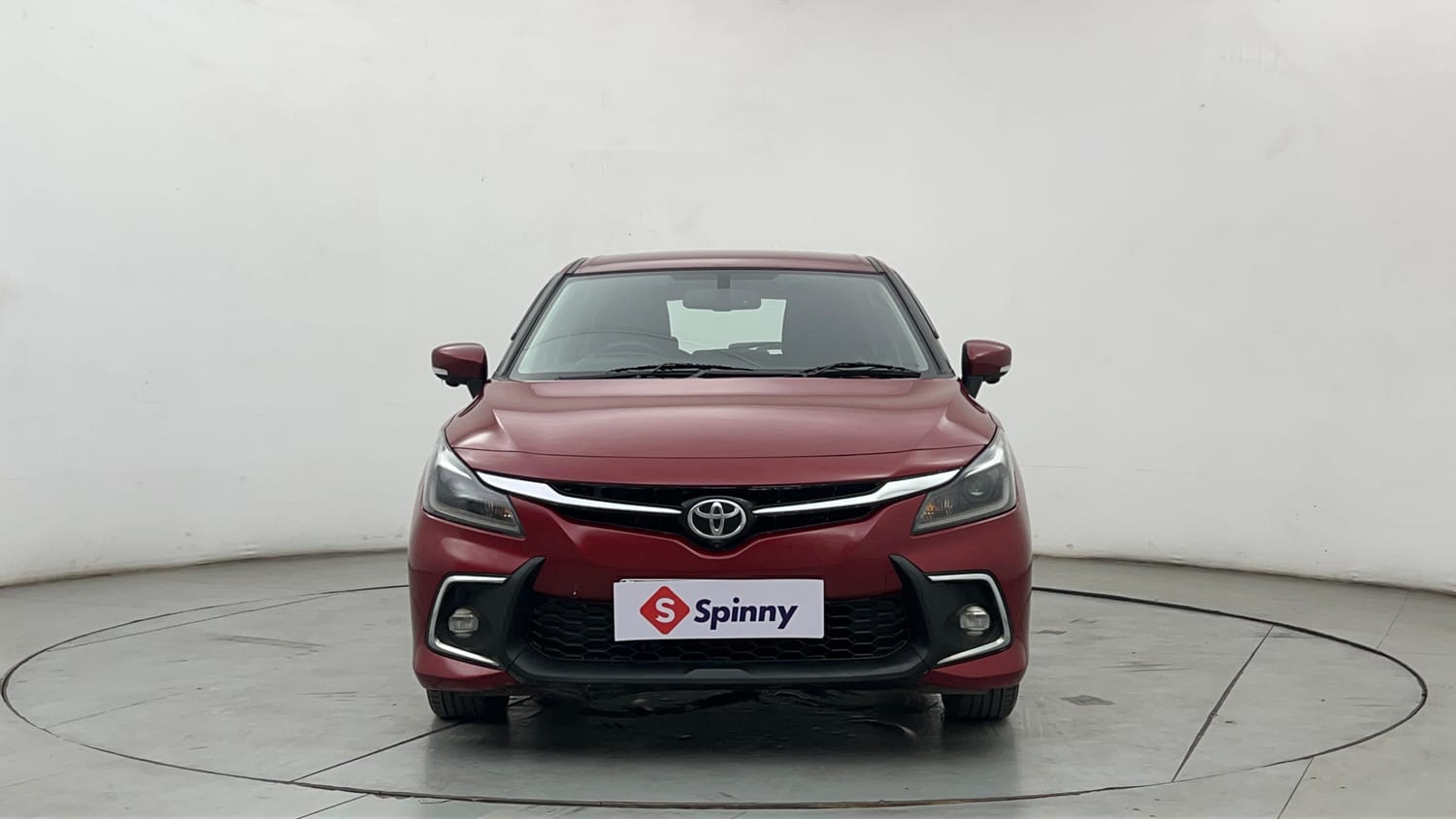 Used 2022 Toyota Glanza V Petrol Manual exterior FRONT VIEW