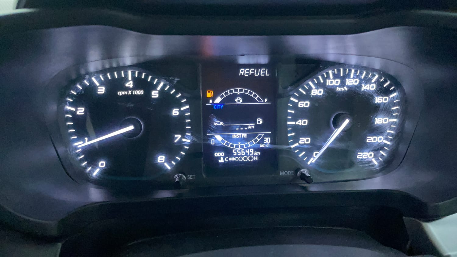 Used 2021 Tata Altroz XM Plus Petrol Petrol Manual interior CLUSTERMETER VIEW