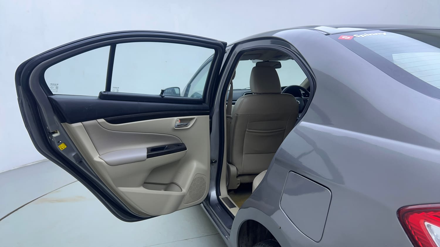 Used 2017 Maruti Suzuki Ciaz Alpha 1.4 AT Petrol Automatic interior LEFT REAR DOOR OPEN VIEW