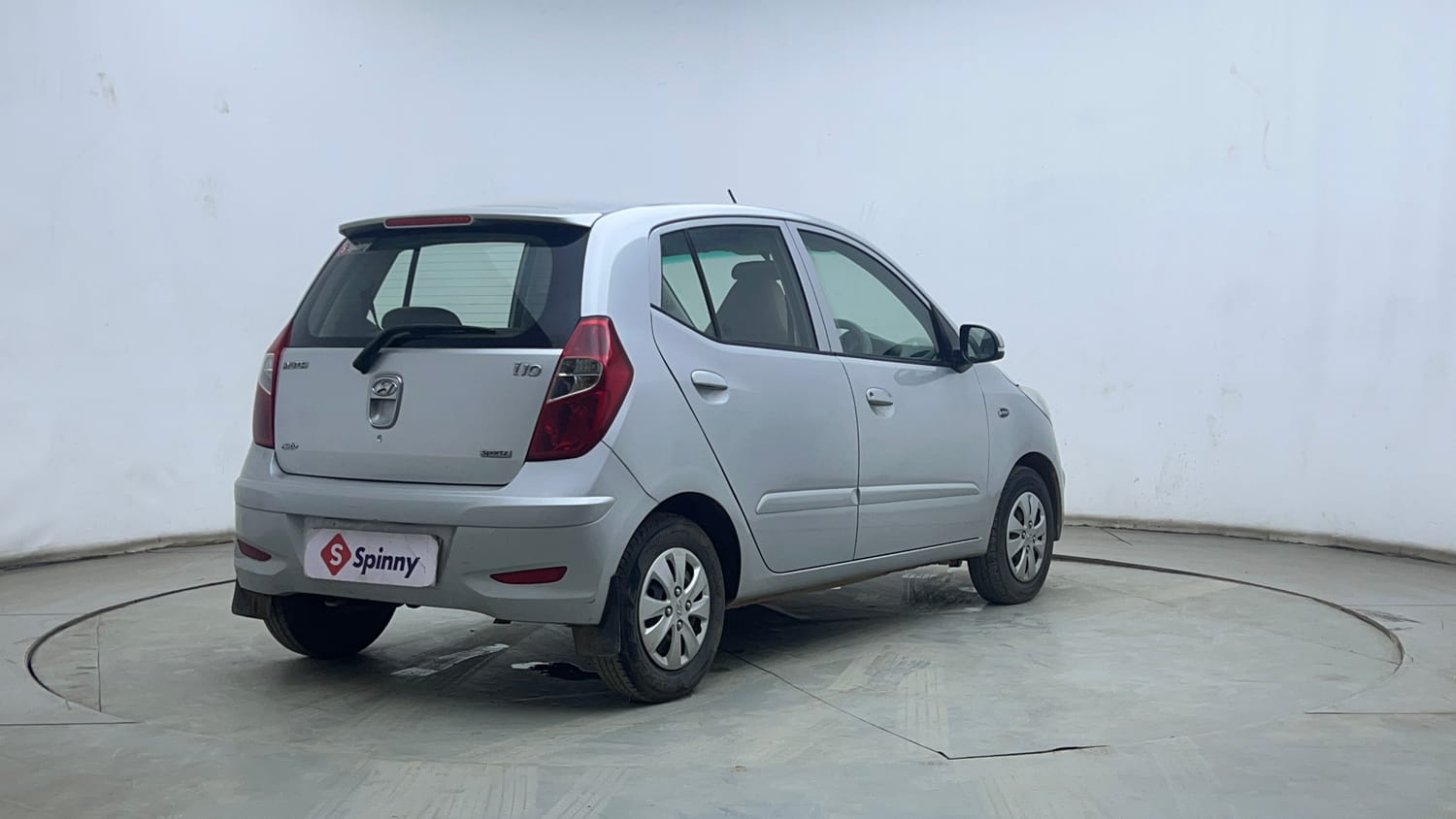 Used 2012 Hyundai i10 Sportz 1.2 AT Kappa2 Petrol Automatic exterior RIGHT REAR CORNER VIEW