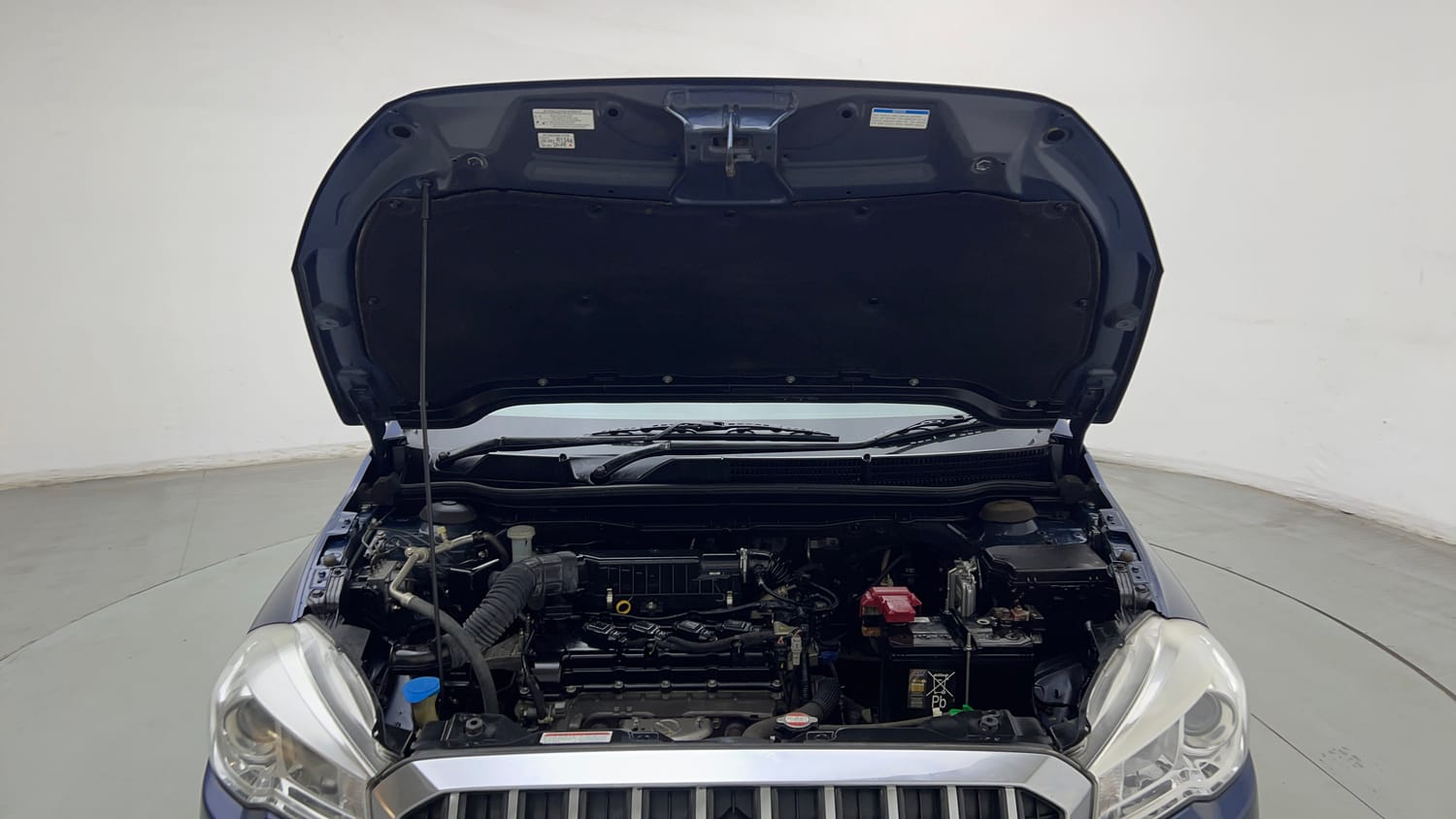Used 2021 Maruti Suzuki S-Cross Zeta Petrol Manual engine ENGINE & BONNET OPEN FRONT VIEW