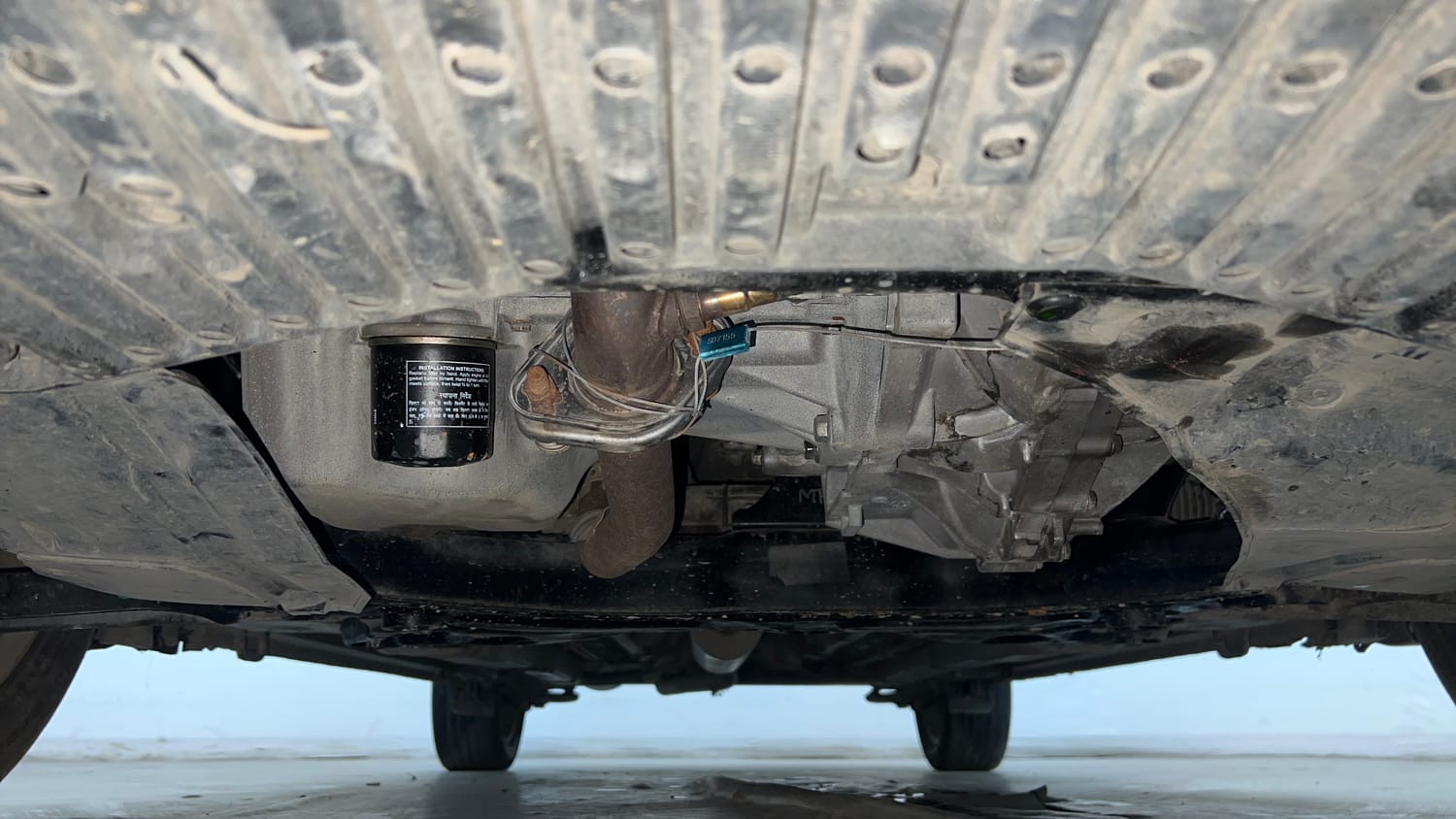 Used 2018 Maruti Suzuki Ciaz Alpha 1.4 MT Petrol Manual extra FRONT LEFT UNDERBODY VIEW