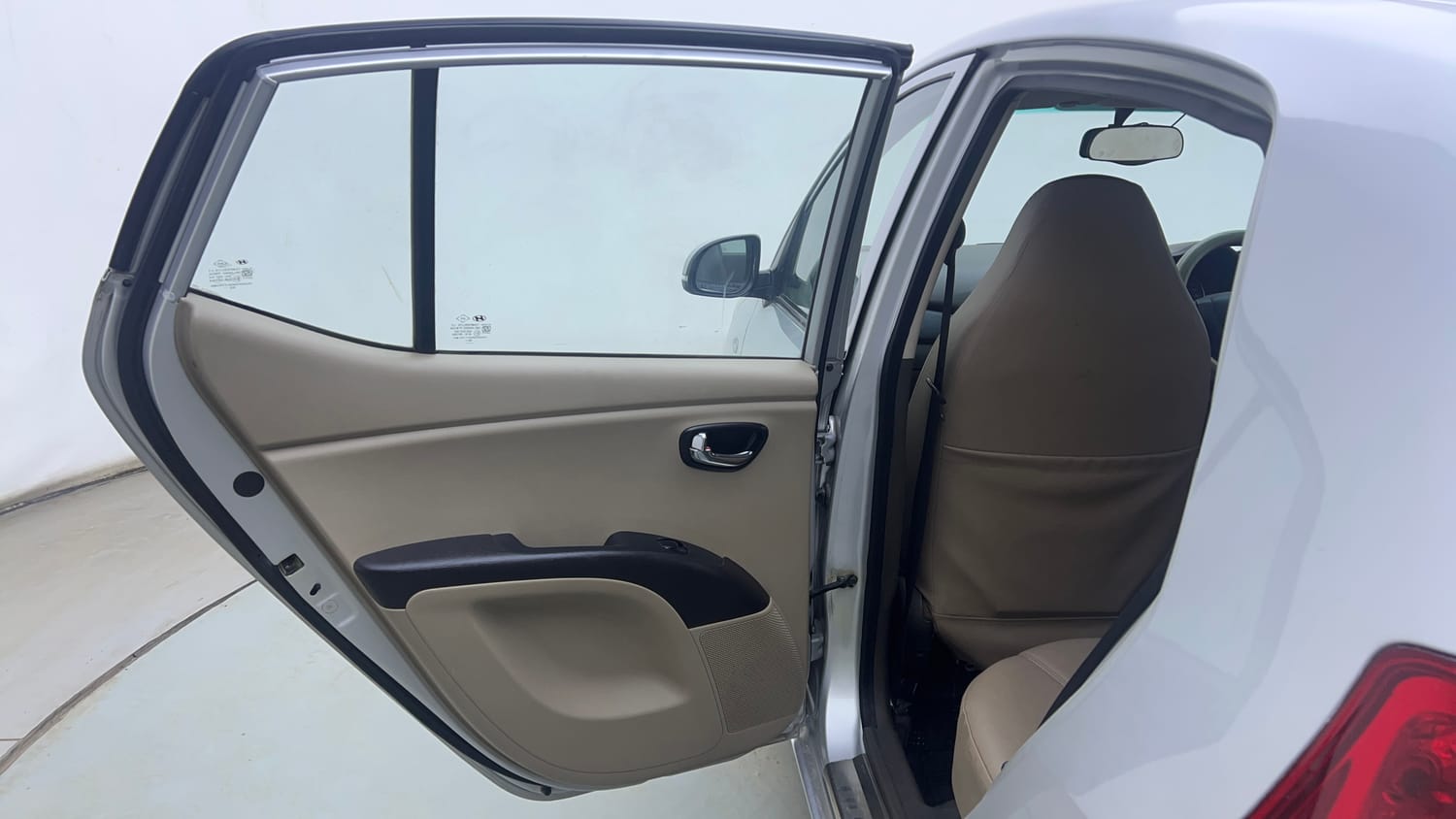 Used 2012 Hyundai i10 Sportz 1.2 AT Kappa2 Petrol Automatic interior LEFT REAR DOOR OPEN VIEW