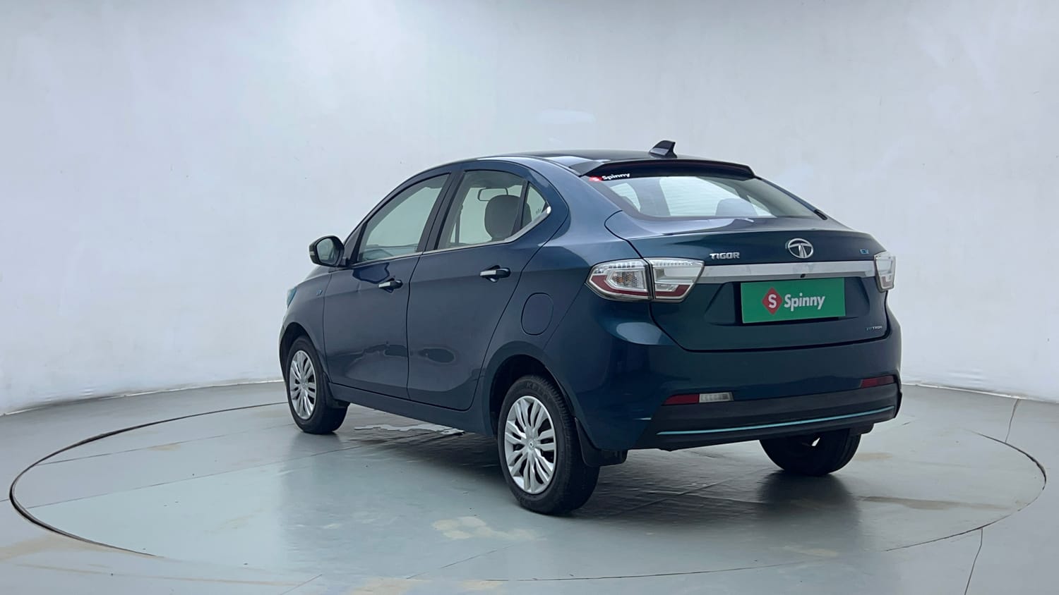 Used 2022 Tata Tigor EV XZ Plus Electric Automatic exterior LEFT REAR CORNER VIEW