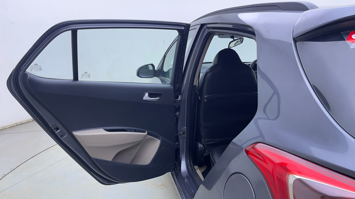 Used 2017 Hyundai Grand i10 Asta 1.2 Kappa VTVT Petrol Manual interior LEFT REAR DOOR OPEN VIEW