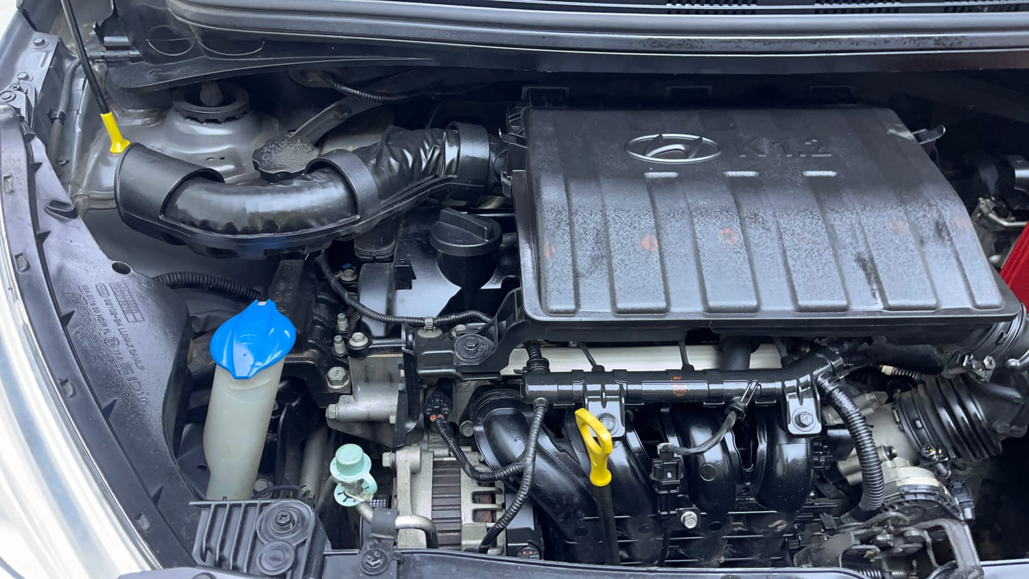 Used 2017 Hyundai Grand i10 Asta 1.2 Kappa VTVT Petrol Manual engine ENGINE RIGHT SIDE VIEW