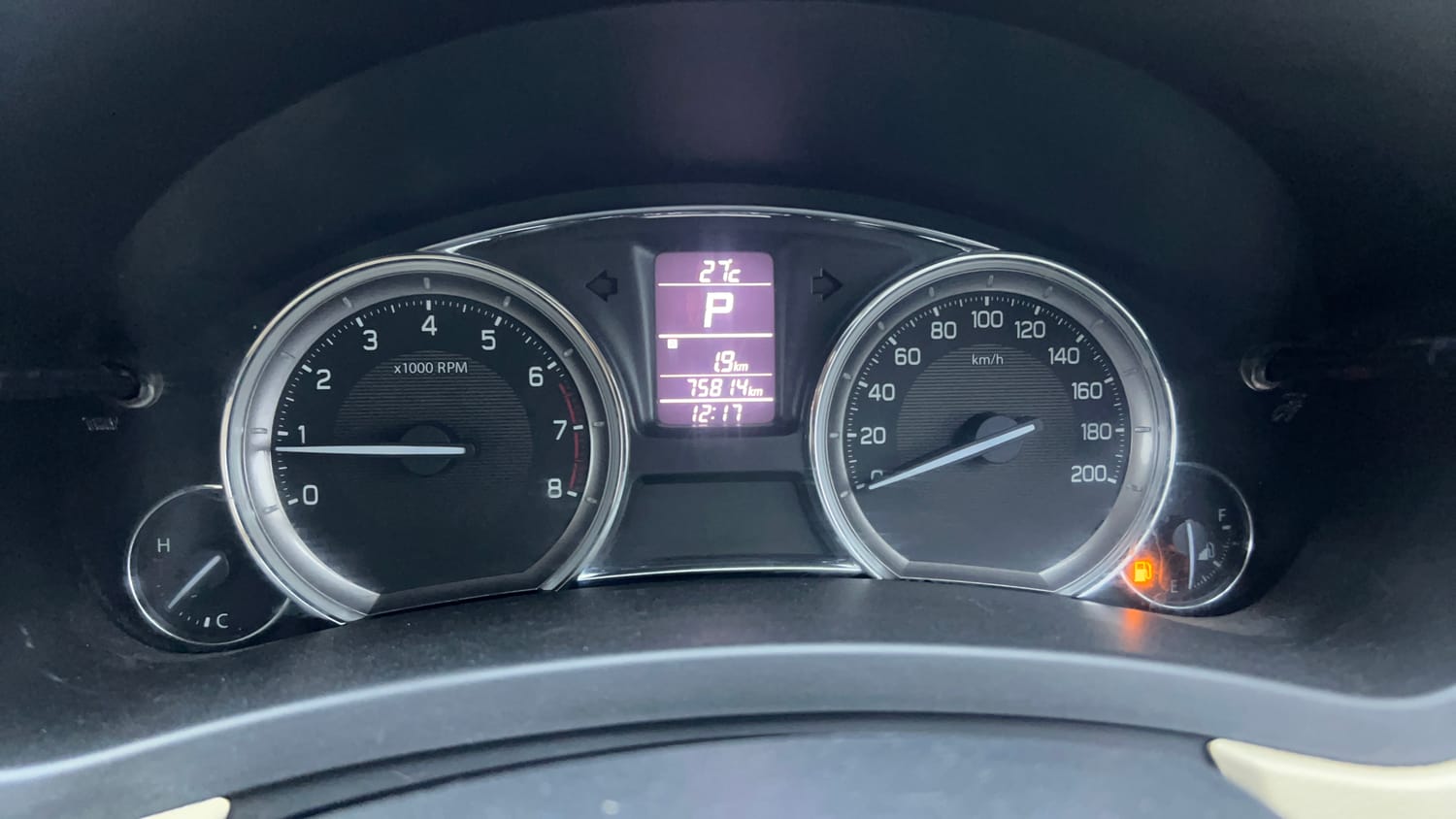 Used 2017 Maruti Suzuki Ciaz Alpha 1.4 AT Petrol Automatic interior CLUSTERMETER VIEW