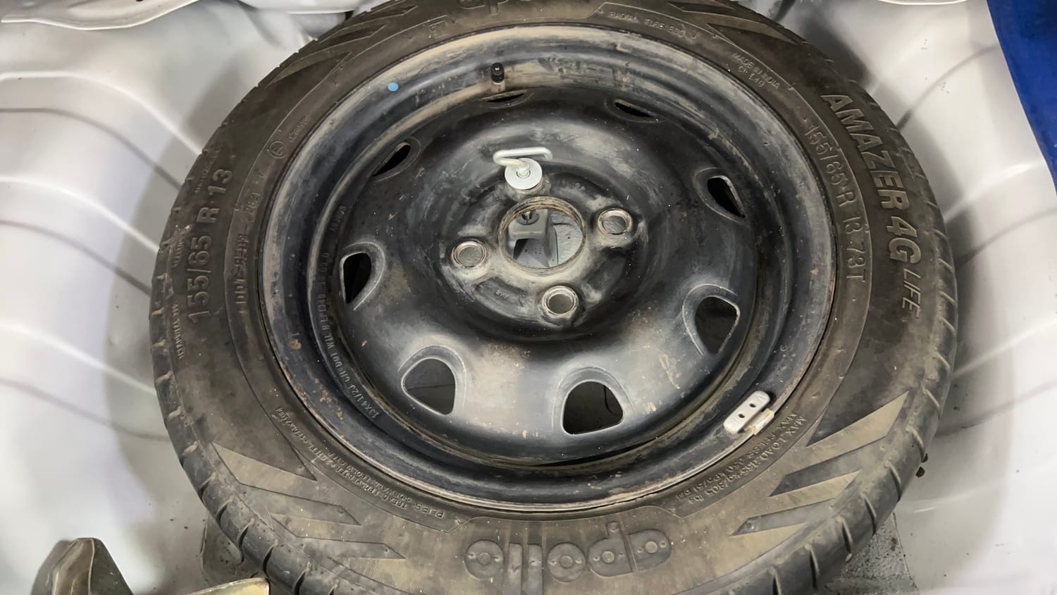 Used 2016 Maruti Suzuki Alto K10 VXi AMT Petrol Automatic tyres SPARE TYRE VIEW