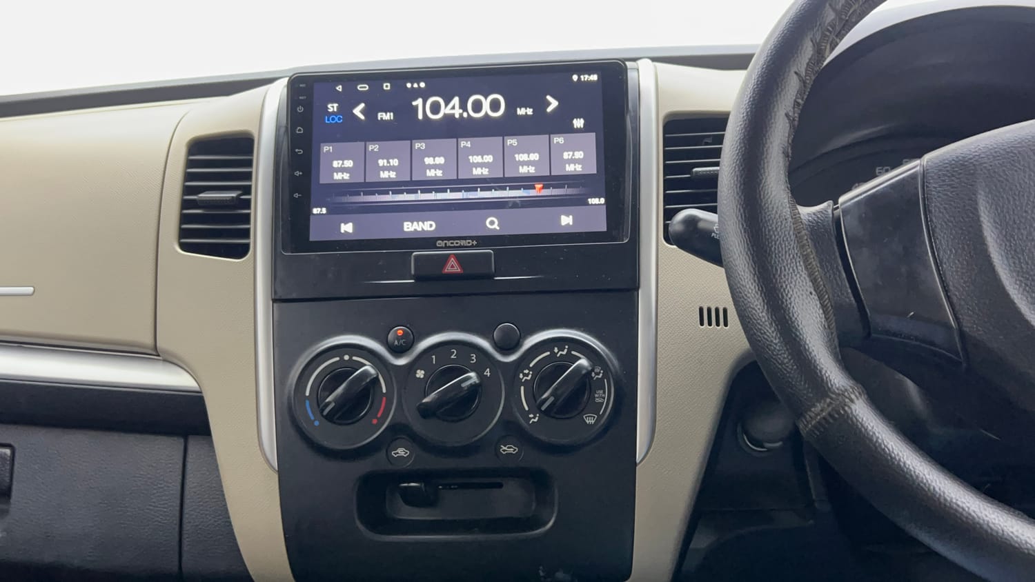 Used 2018 Maruti Suzuki Wagon R LXI CNG Cng Manual interior MUSIC SYSTEM & AC CONTROL VIEW