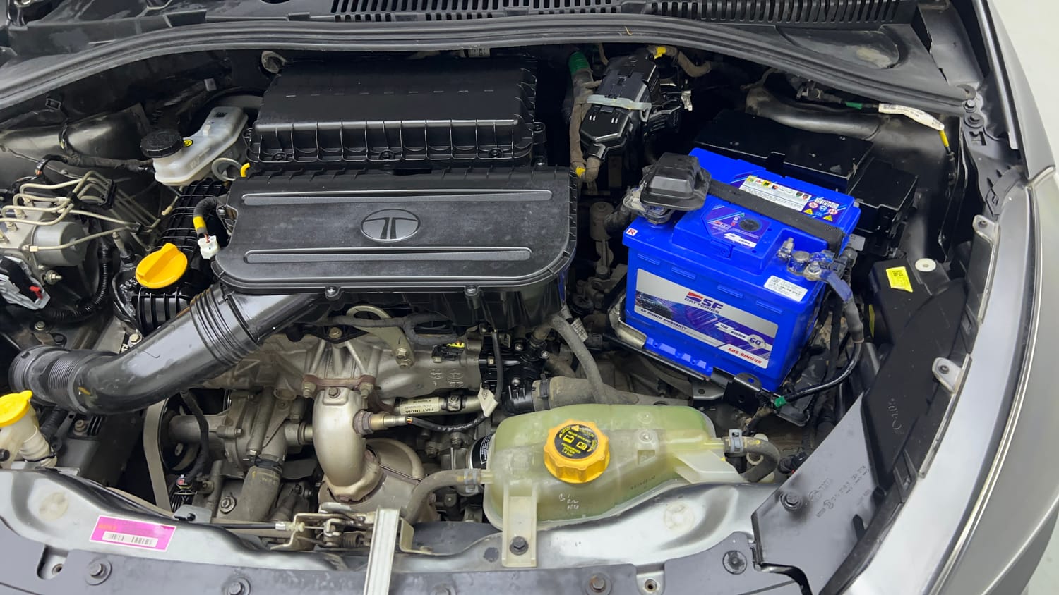 Used 2022 Tata Tiago XE Petrol Manual engine ENGINE LEFT SIDE VIEW