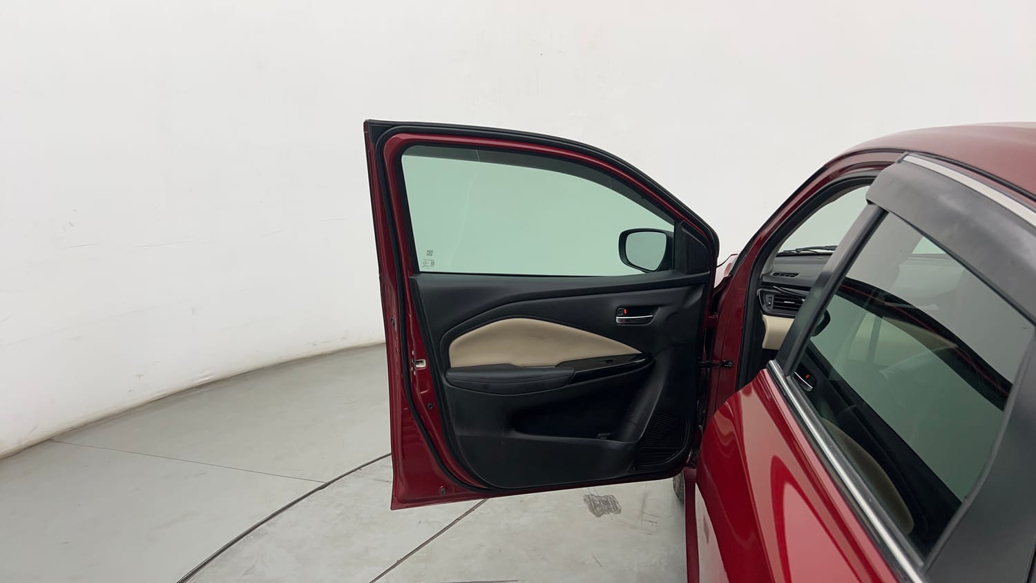 Used 2022 Toyota Glanza V Petrol Manual interior LEFT FRONT DOOR OPEN VIEW