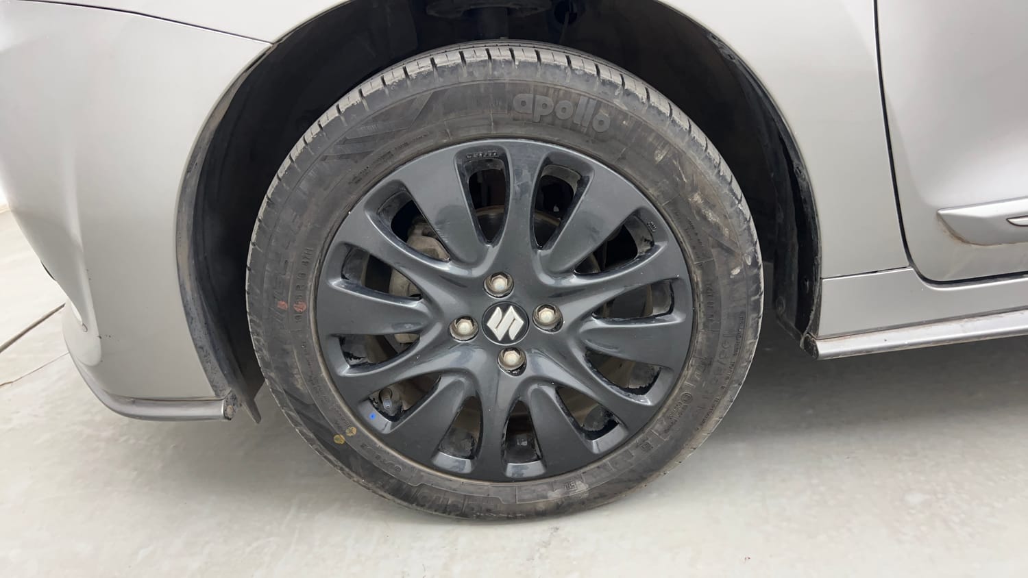 Used 2017 Maruti Suzuki Baleno RS 1.0 Petrol Manual tyres LEFT FRONT TYRE RIM VIEW