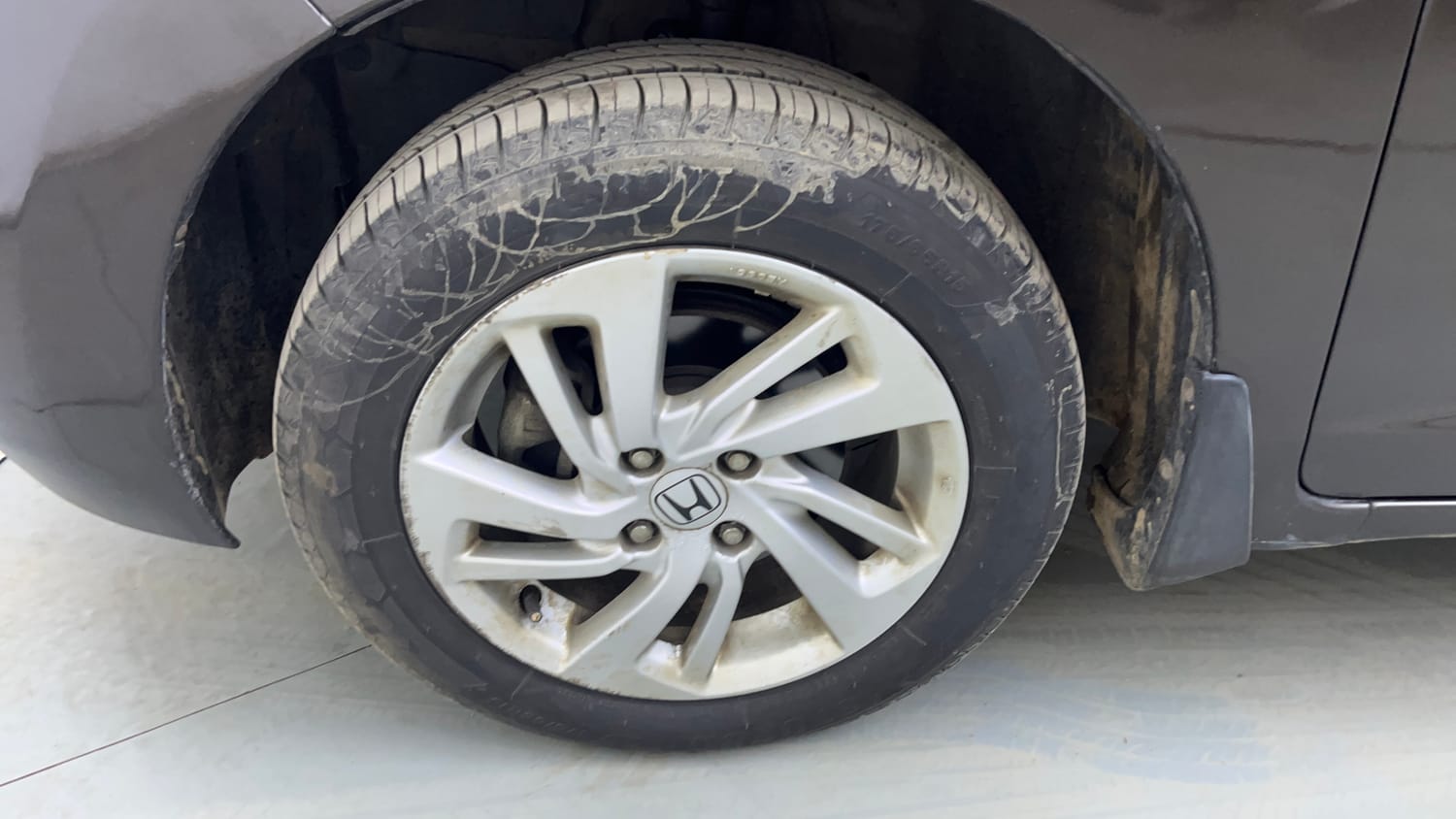 Used 2016 Honda Jazz VX Petrol Petrol Manual tyres LEFT FRONT TYRE RIM VIEW