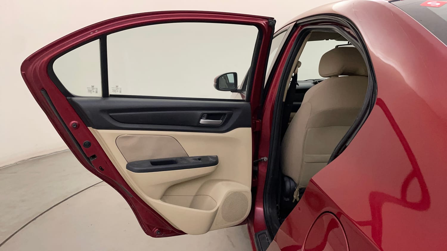 Used 2019 Honda Amaze 1.2 V CVT Petrol Petrol Automatic interior LEFT REAR DOOR OPEN VIEW