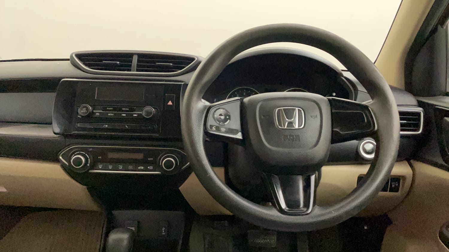 Used 2019 Honda Amaze 1.2 V CVT Petrol Petrol Automatic interior STEERING VIEW